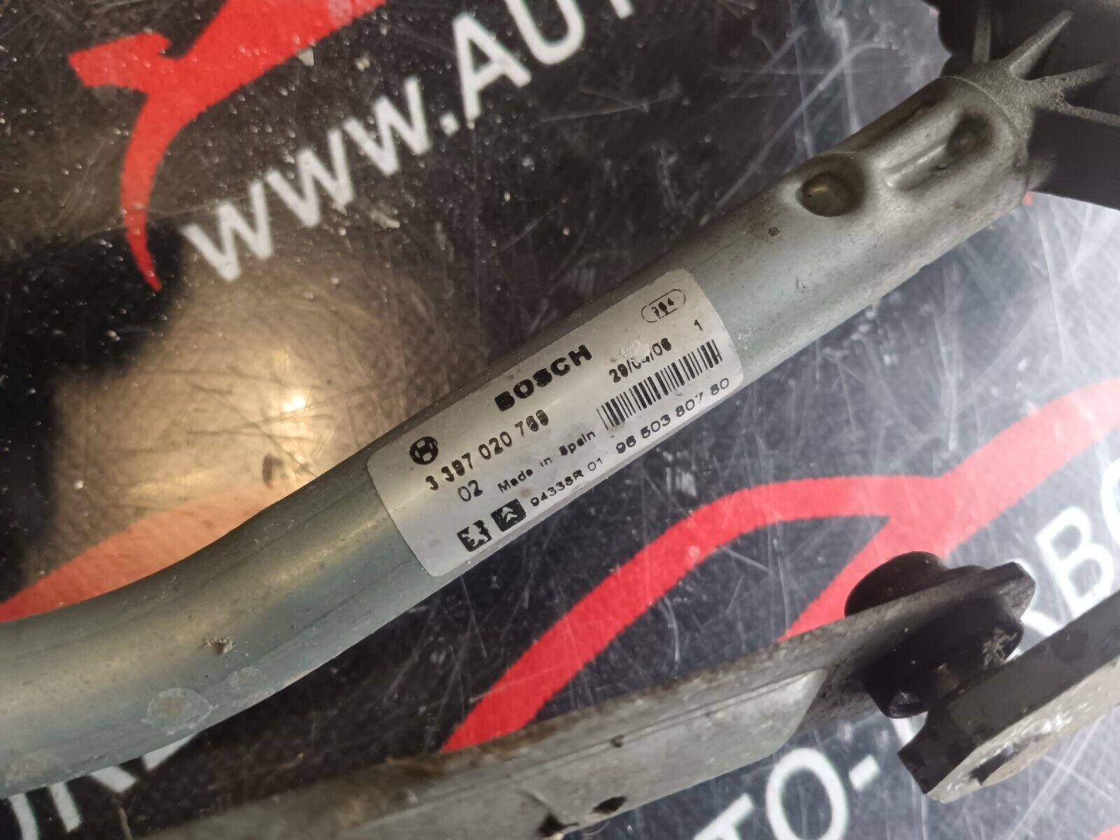 MOTEUR ESSUIE GLACE PEUGEOT 207 REFERENCE: 9650380780