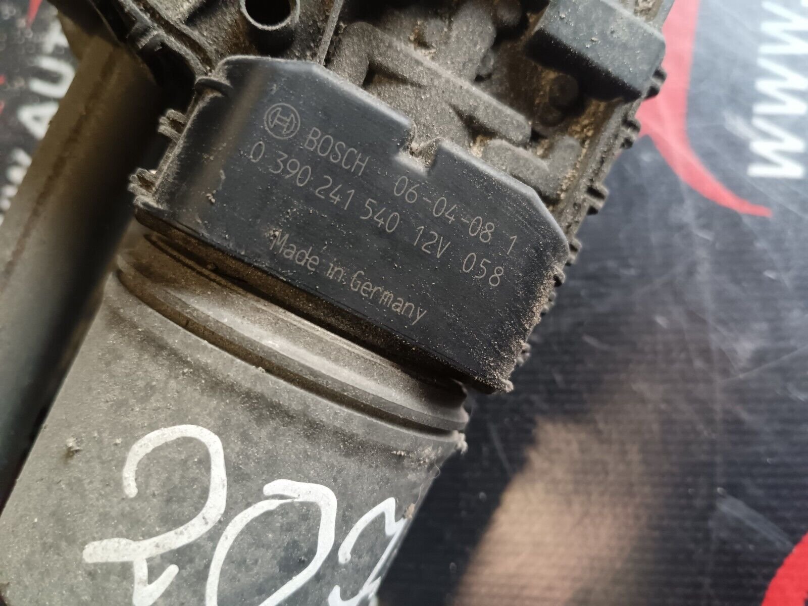 MOTEUR ESSUIE GLACE PEUGEOT 207 REFERENCE: 9650380780