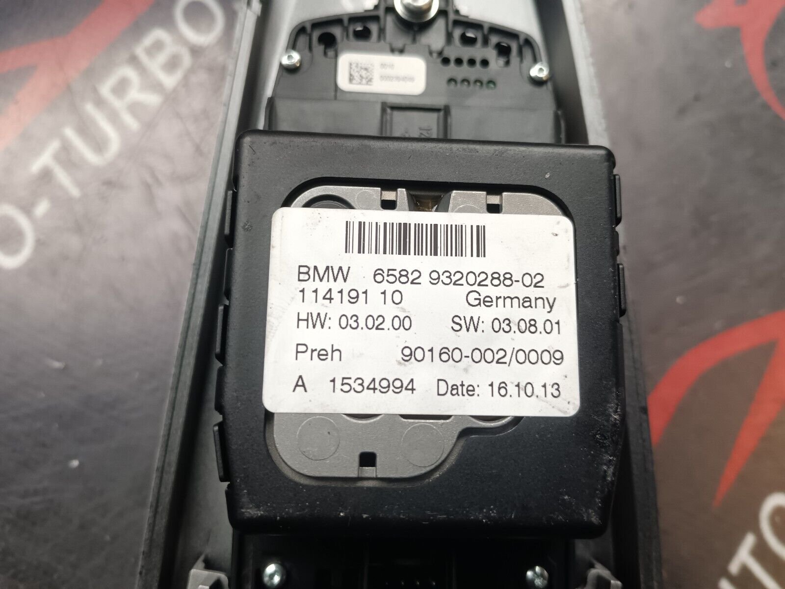 COMMANDE MULTIFONCTION BMW 328iGT REFERENCE: 9320288