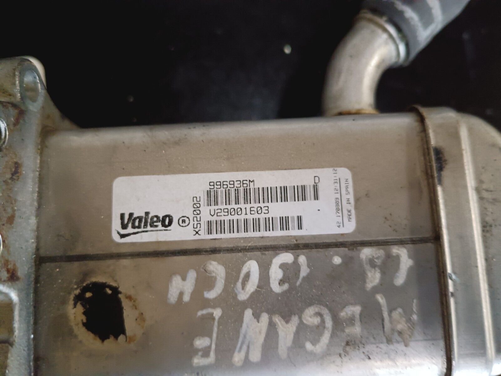 REFROIDISSEUR EGR MEGANE 1.9DCI 130CH REFERENCE: 996936M