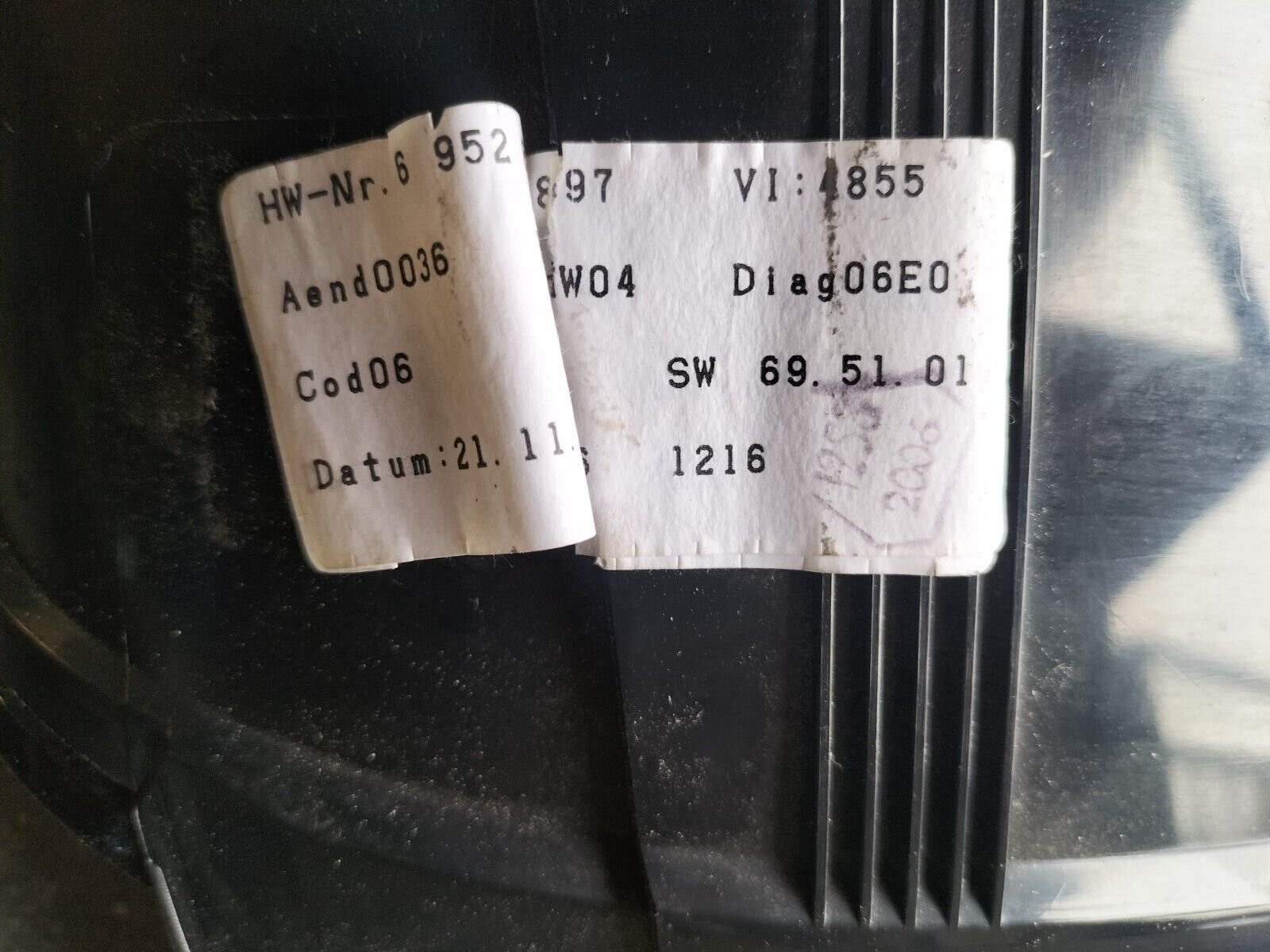 COMPTEUR KILOMETRIQUE KM/MILES BMW E60 REF 6952897