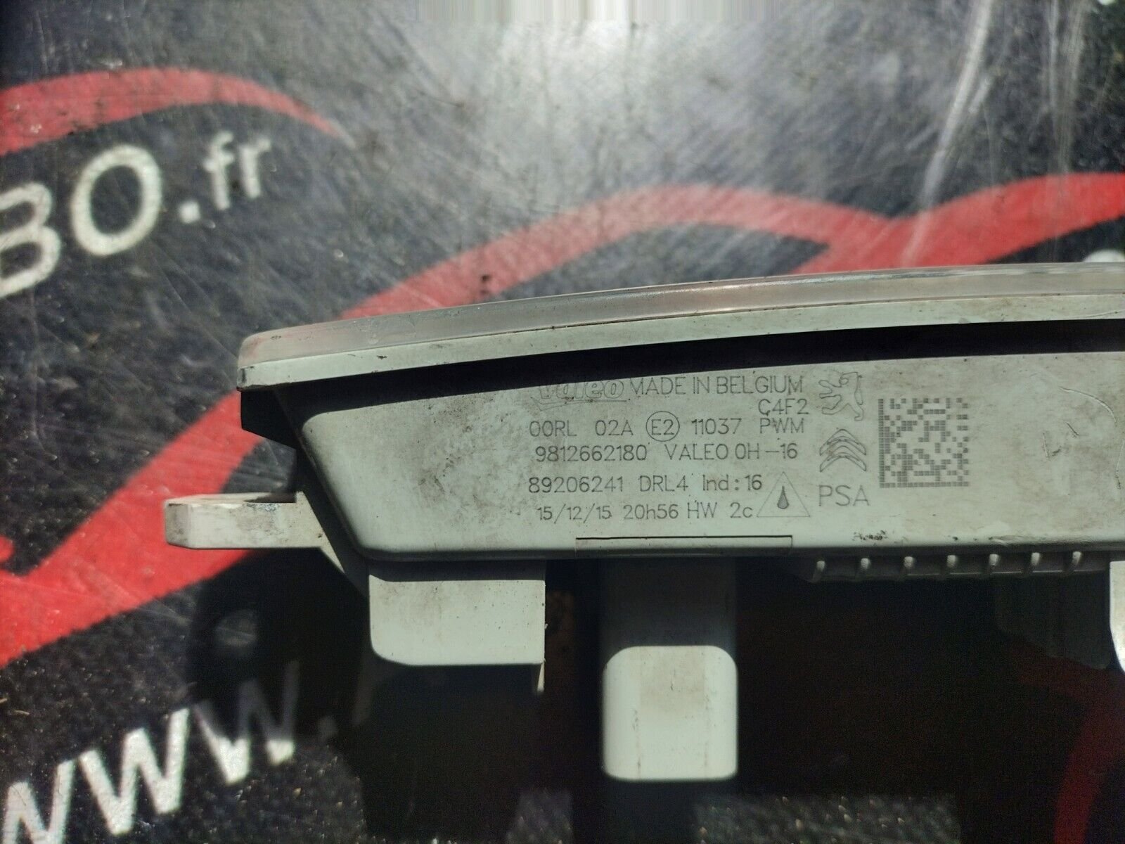 FEUX DIURNE GAUCHE PEUGEOT 308 PHASE 2 9812662180, 89206241