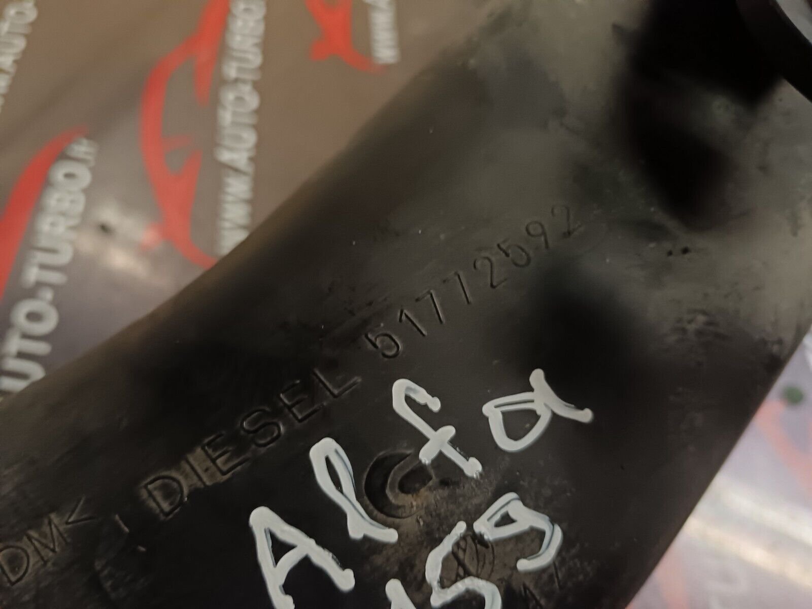 TUYAU DURIT D'AIR ALFA ROMEO 159 REFERENCE: 51772592