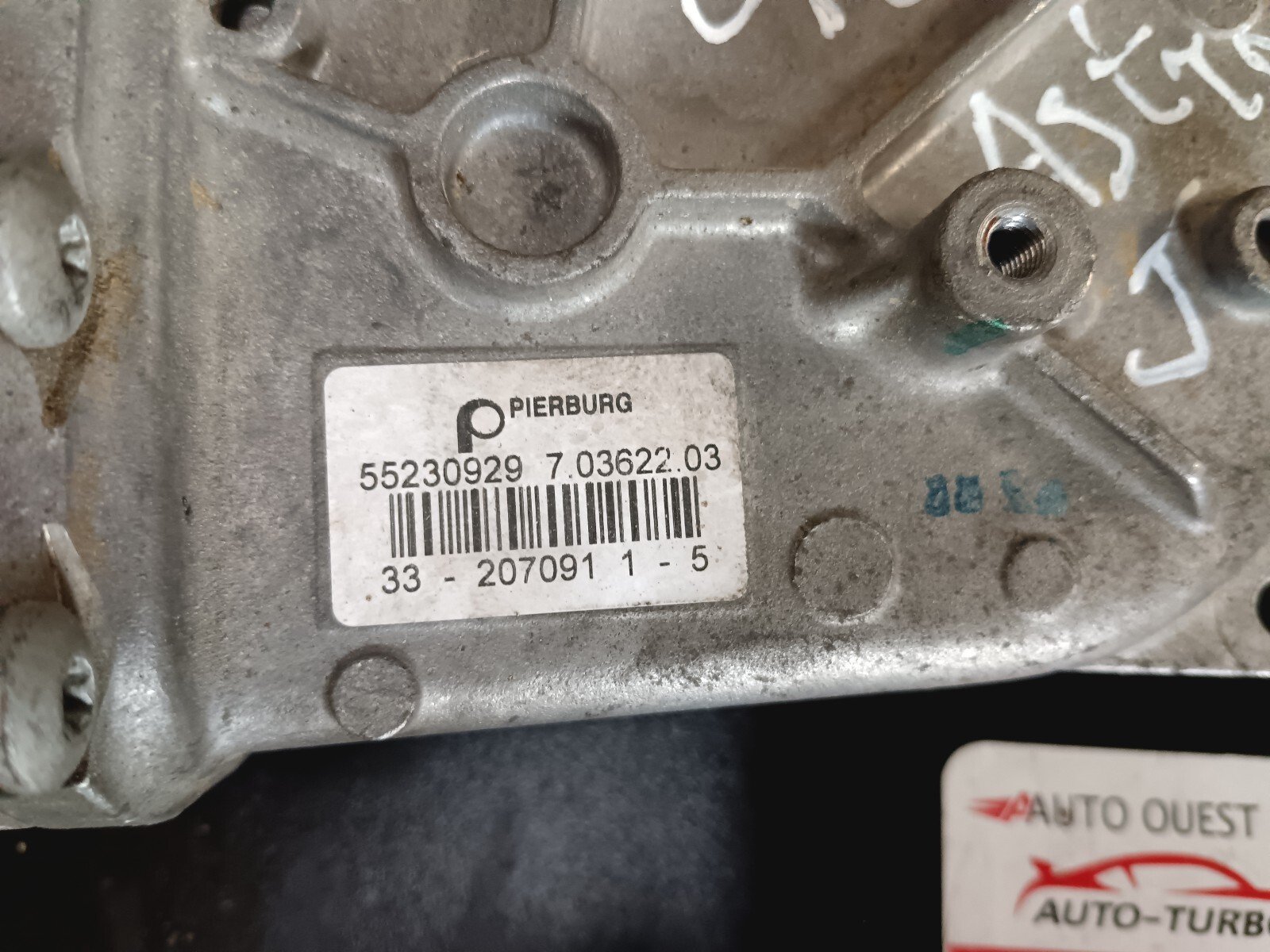 REFROIDISSEUR EGR OPEL ASTRA J REFERENCE: 55230929