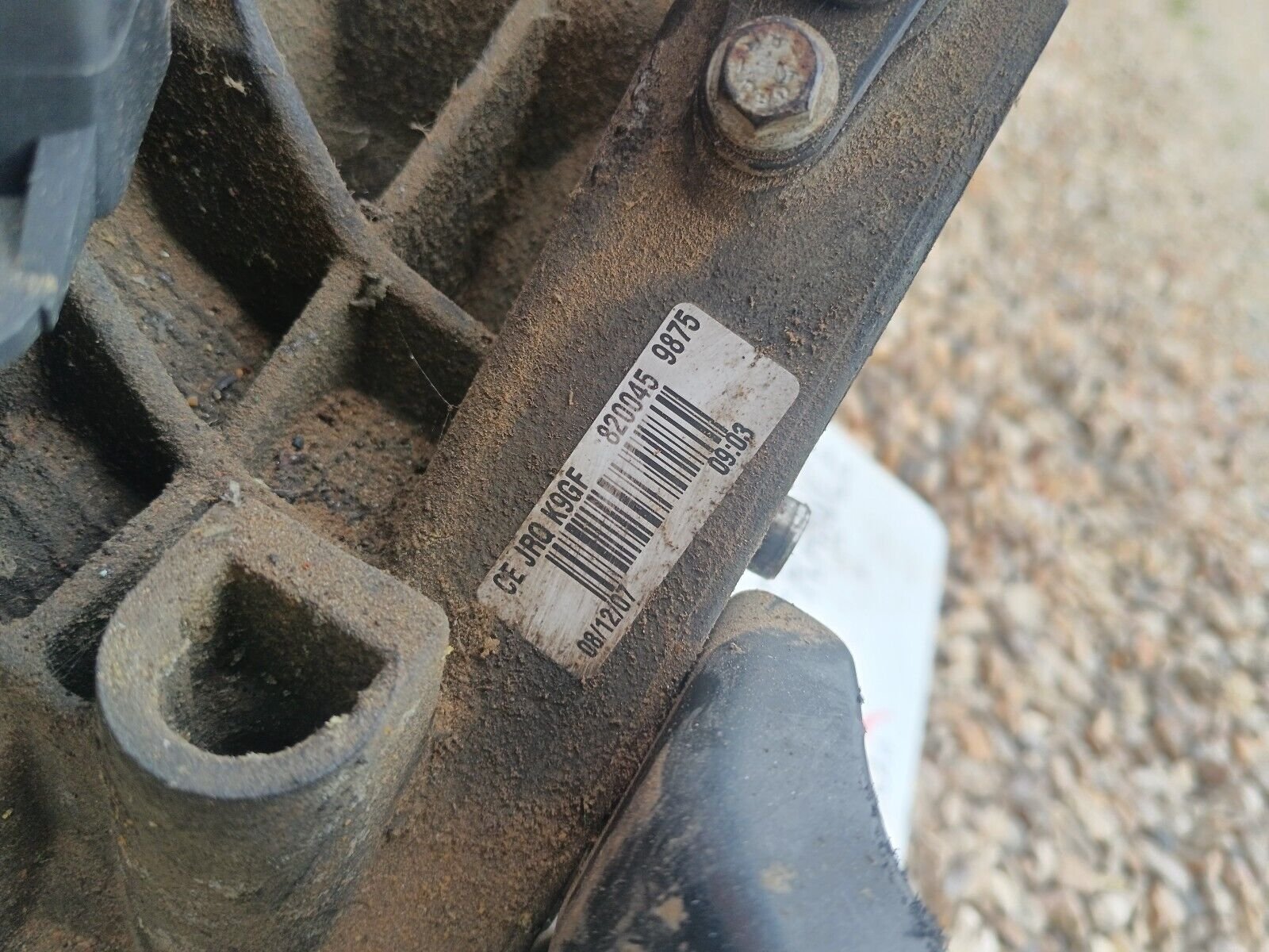 BOIT DE VITESSES  RENAULT CLIO III 1.5DCI REFERENCE: 8200459875