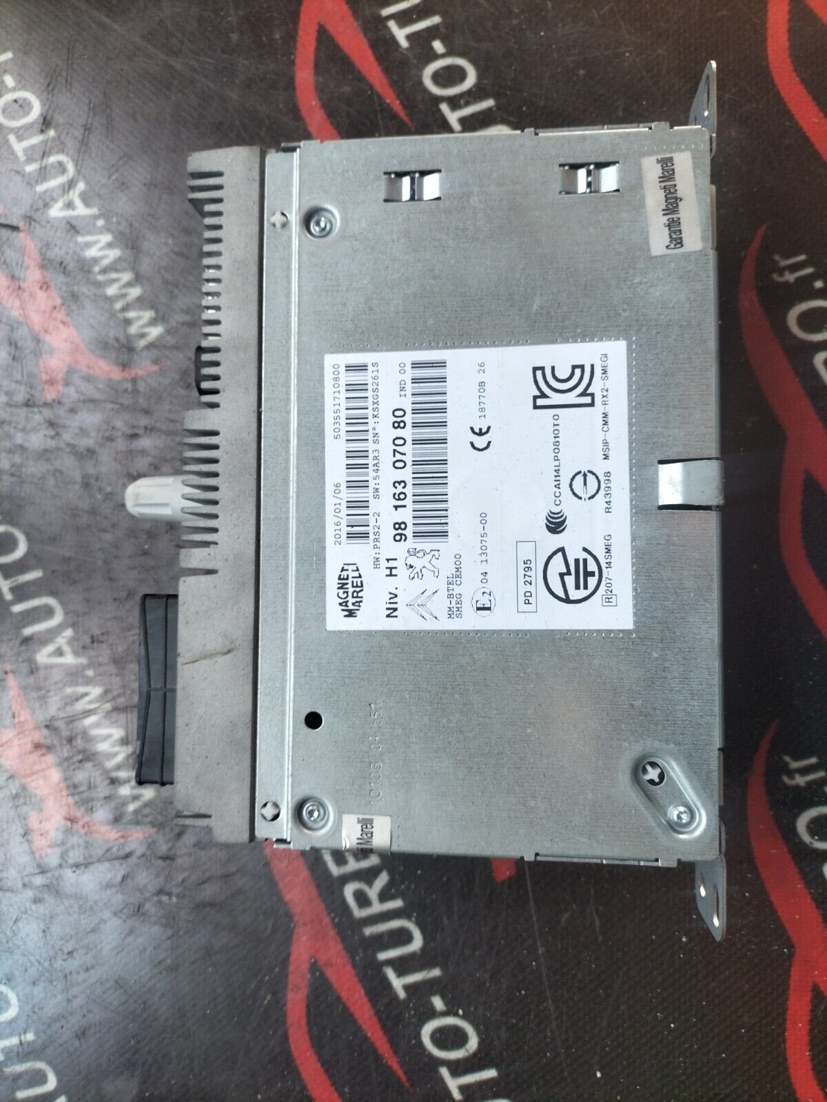 SYSTEME RADIO NAVIGATION SMEG  PEUGEOT 308 PHASE 2 9816307080