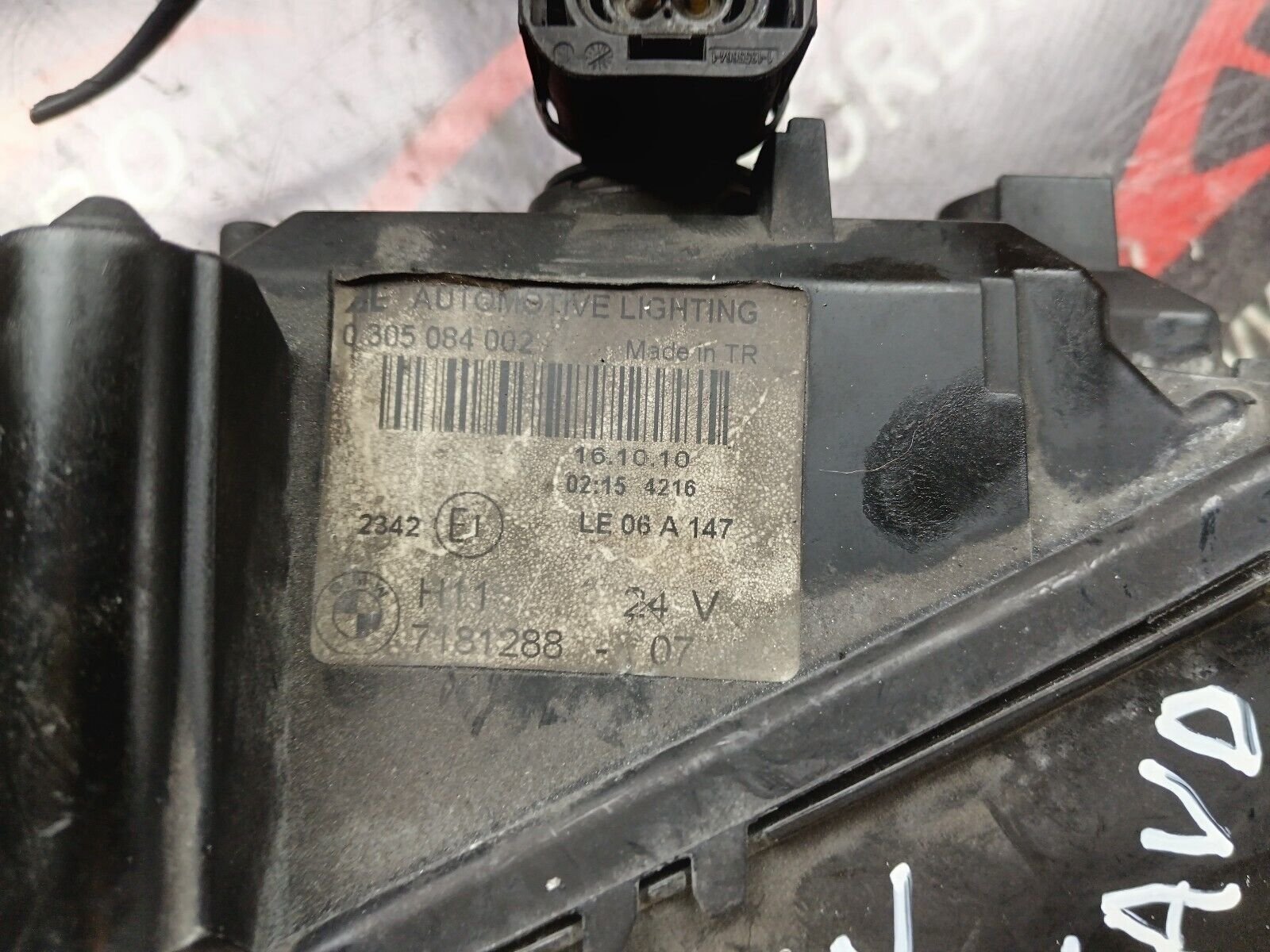 FEU ANTI BROUILLARD DROIT BMW SERIE 1 E87 120i REFERENCE: 7181288