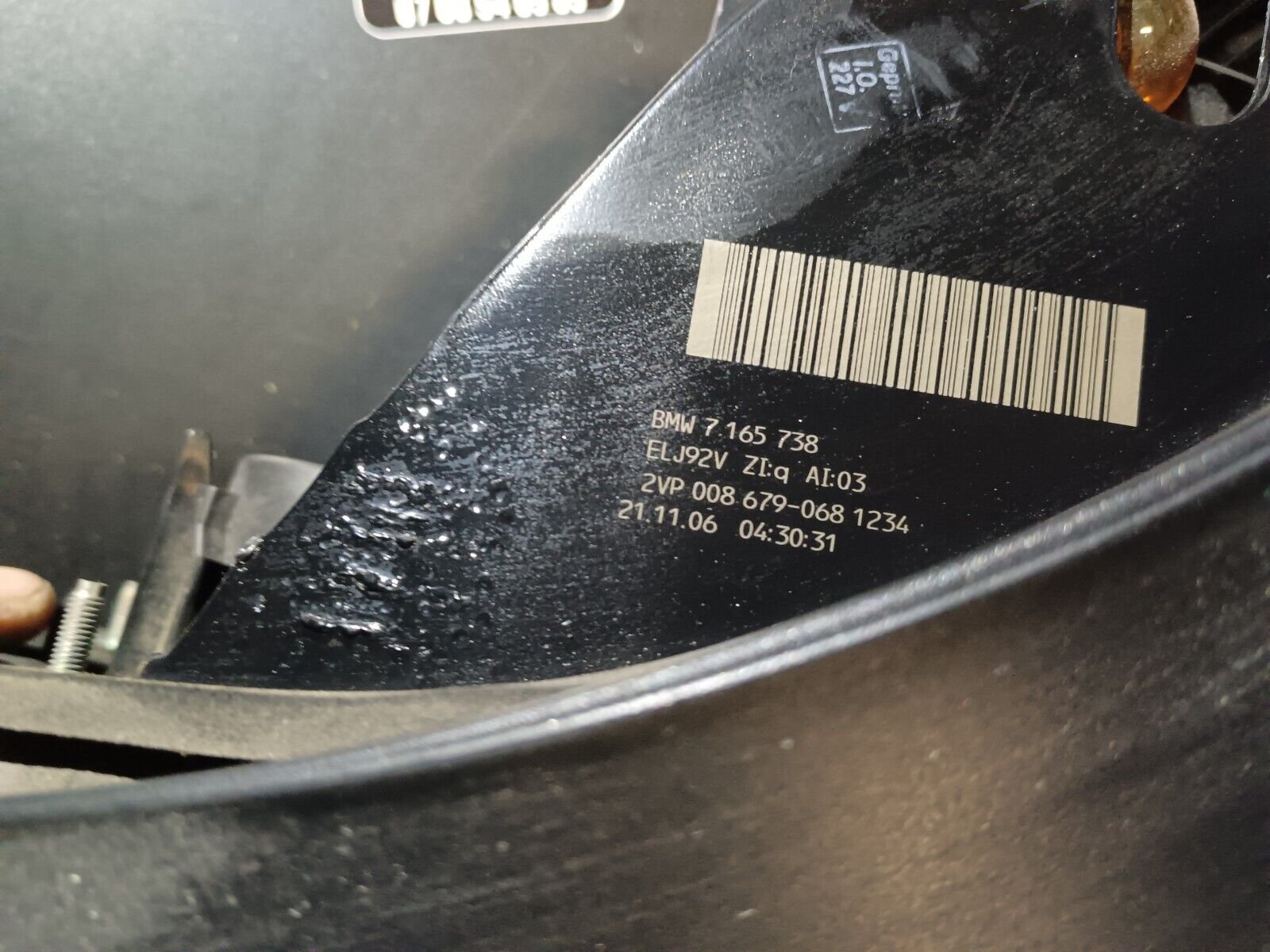 FEU ARRIERE DROIT  BMW SERI 5 E60 REFERANCE: 7165738