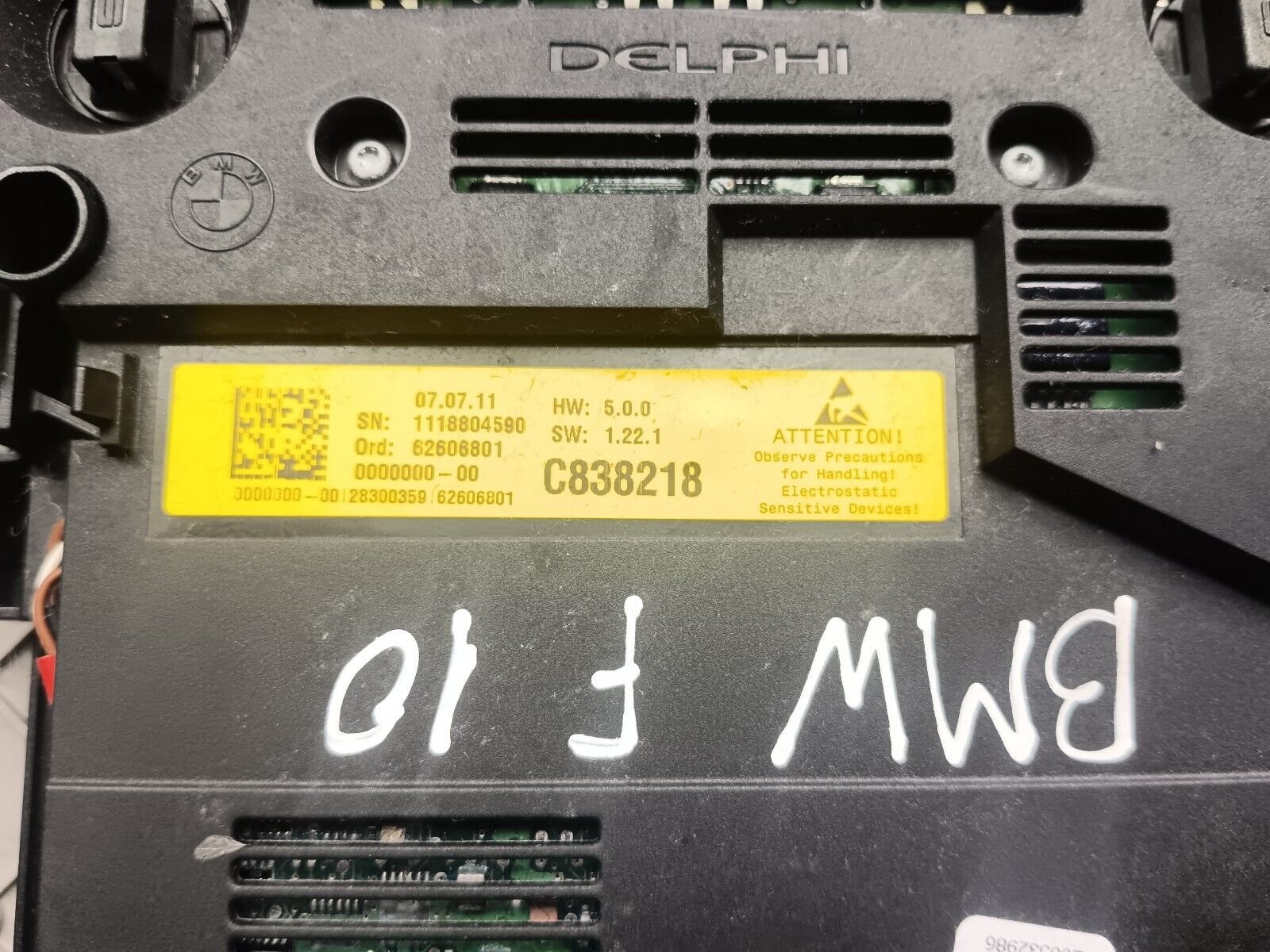 PLAFONIER CENTRALE BMW 520D F10 REFERENCE: 28300359