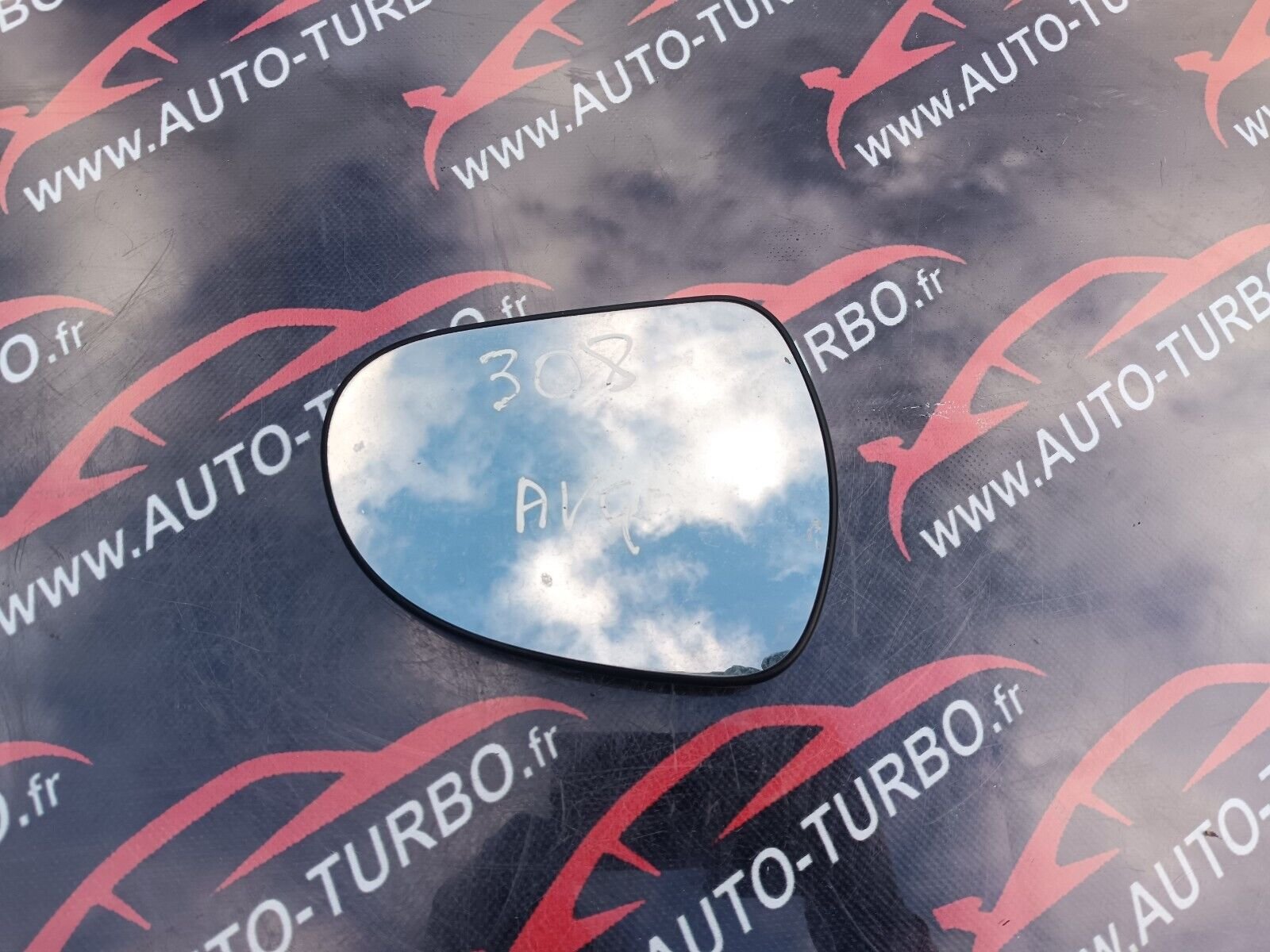 GLACE RETROVISEUR GAUCHE 308 REFERENCE: 12503490