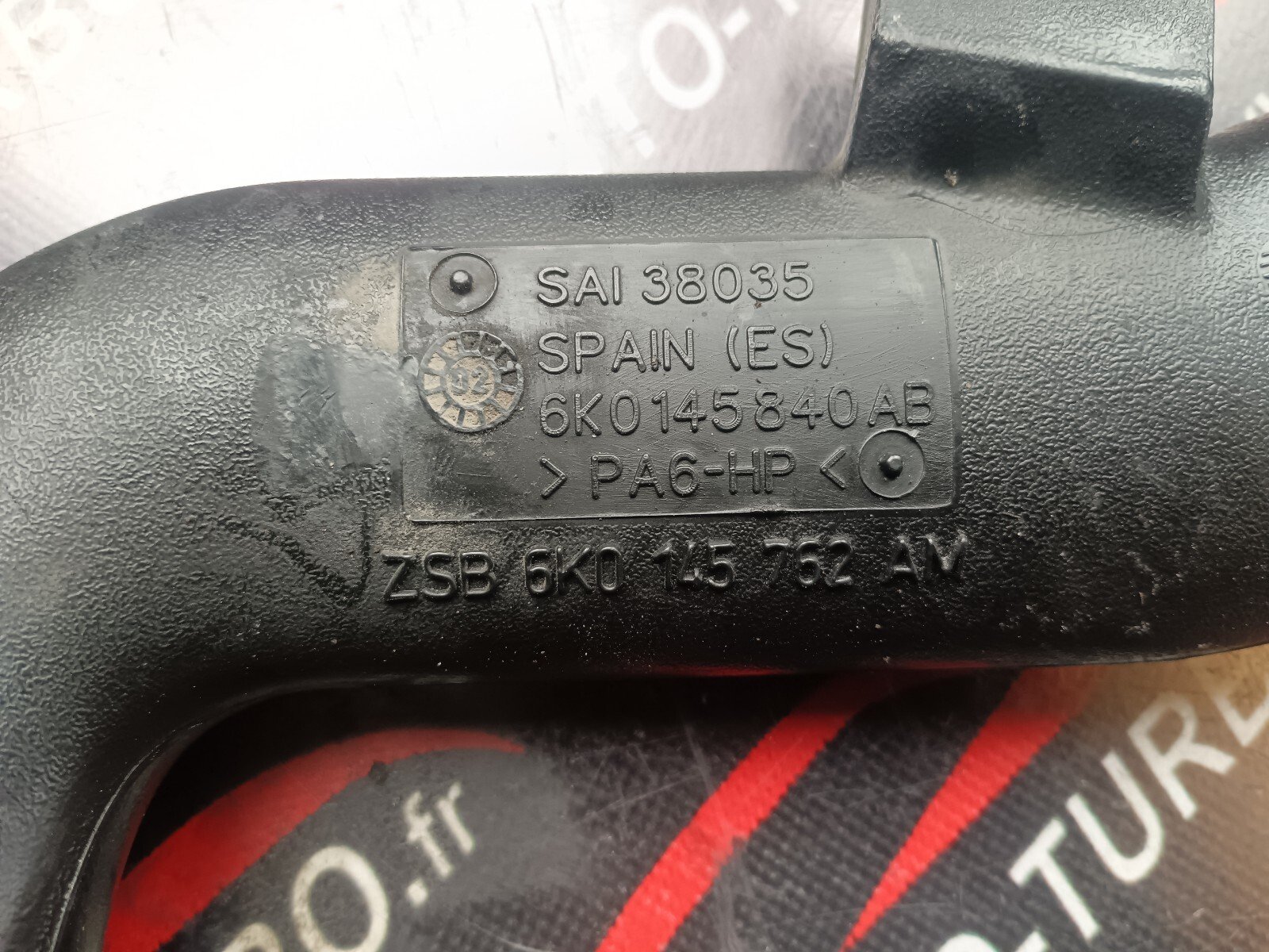 DURITE ADMISSION VOLKSWAGEN CADDY  1.9 TDI REFERENCE: 6K0145840AB