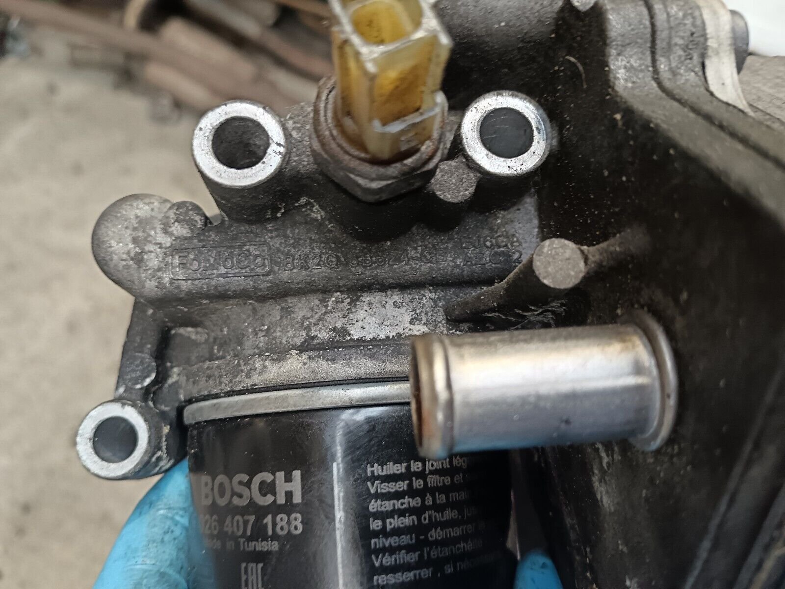 REFROIDISSEUR FILTRE A HUILE BOXER JUMPER DUCATO 2.2HDI REFERENCE: BK2Q6B624CB