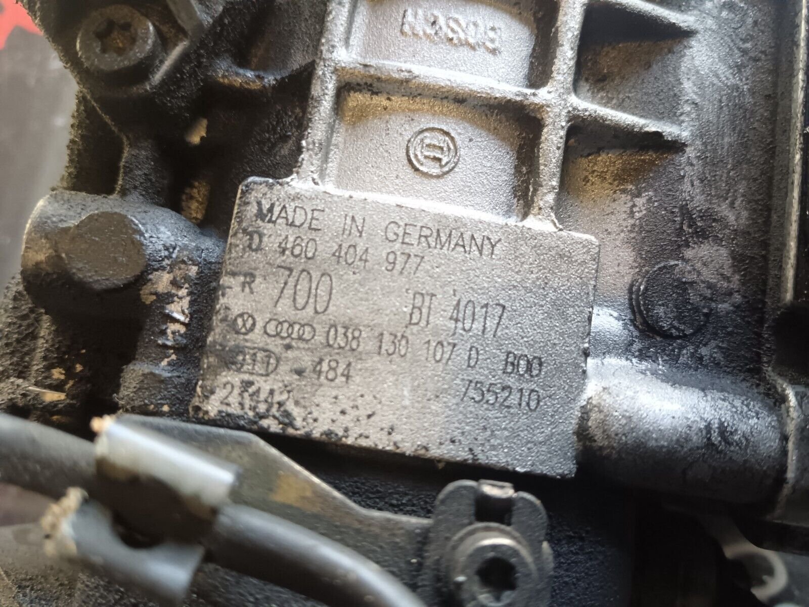 POMPE INJECTION SEAT REFERENCE: 460404977