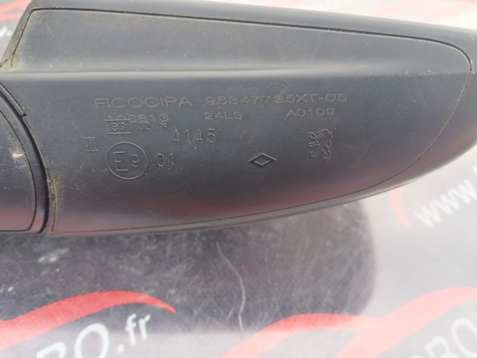 RETROVISEUR DROIT PEUGEOT 307cc REFERENCE: 96347735