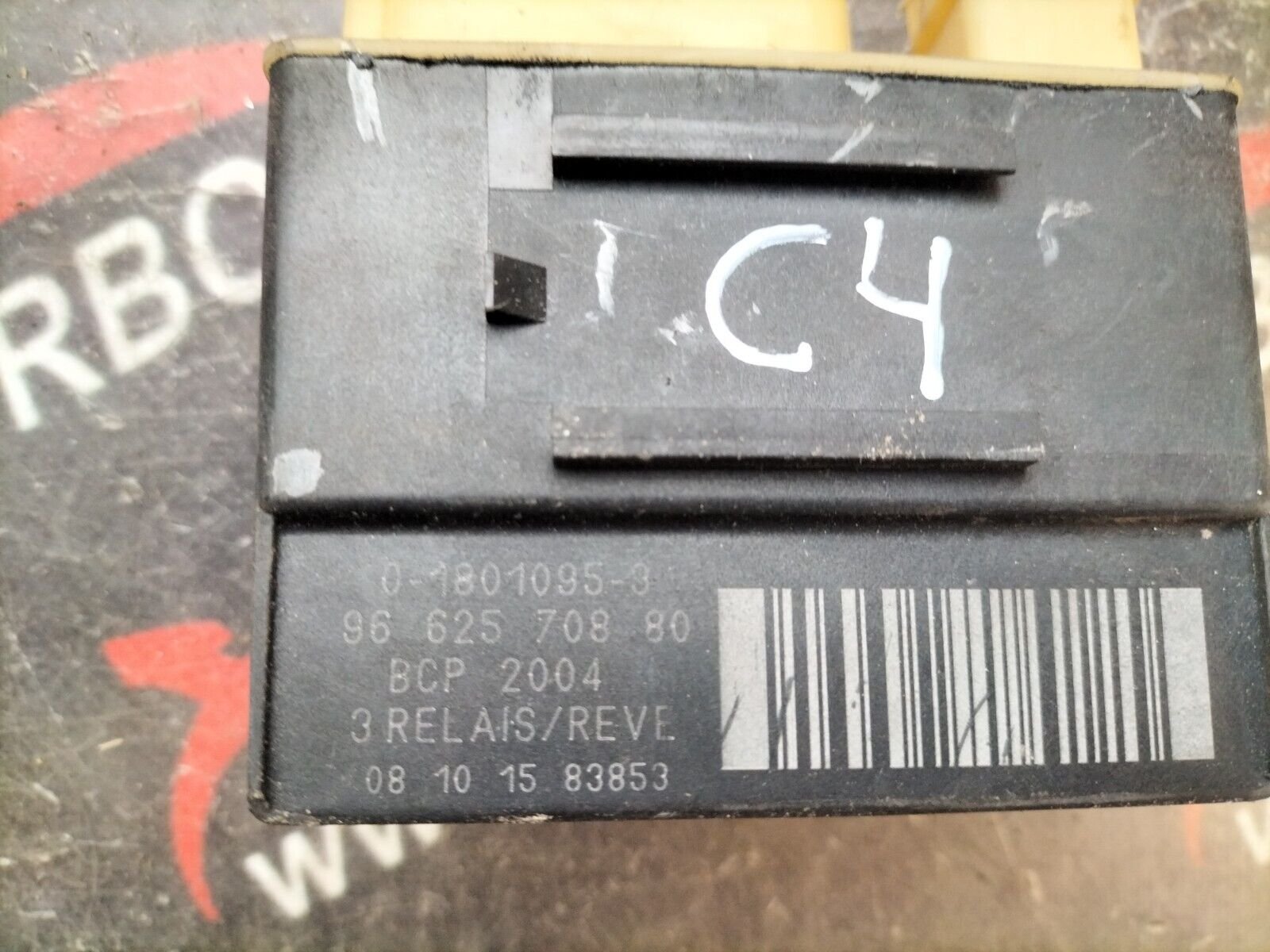 RELAIS DE PRECHAUFFAGE CITROEN C4 1.6 HDI 110 CH 9662570880