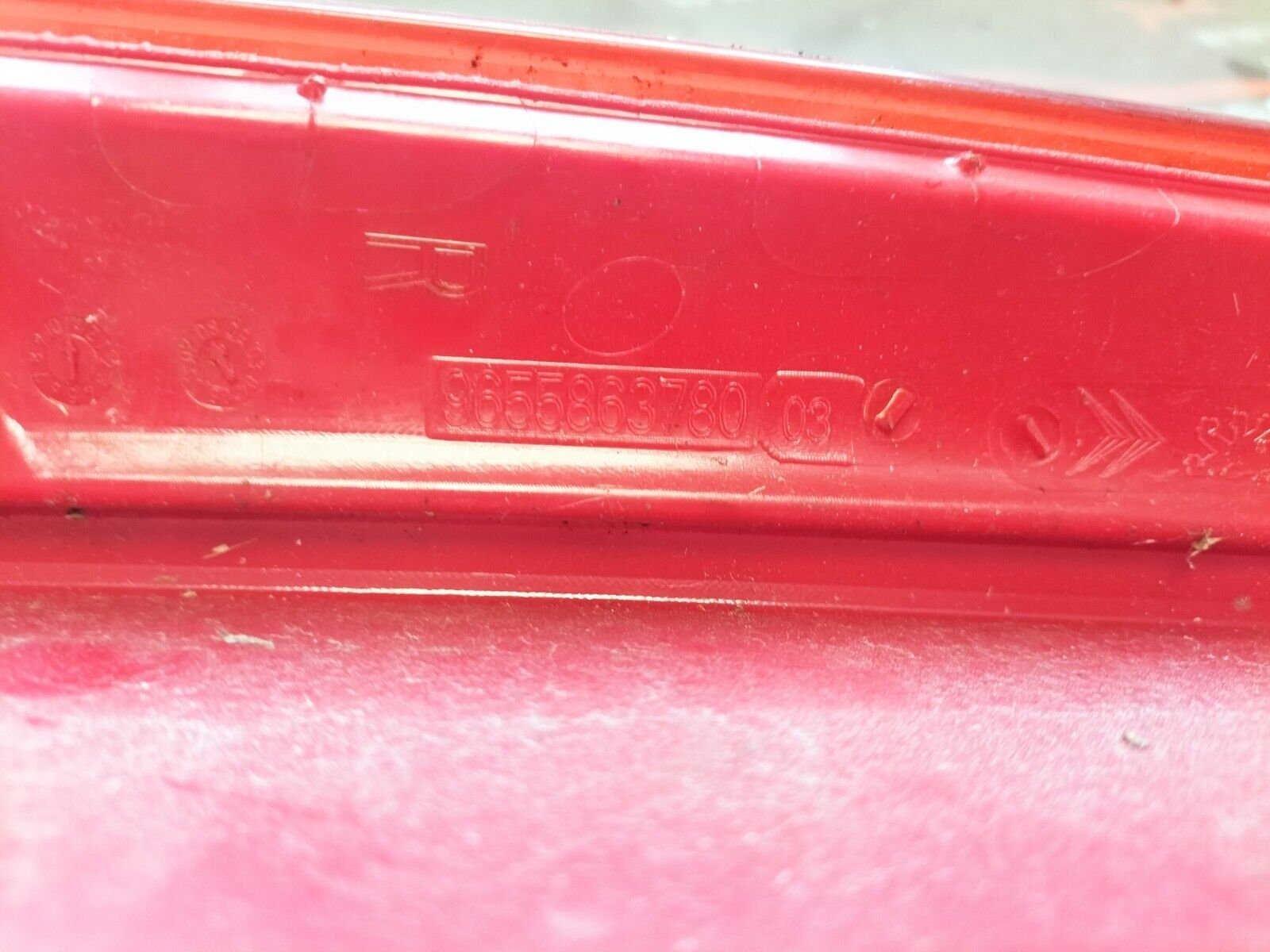 FEUX SECONDAIRE ARRIERE DROITE  CITROEN C4 9655863780