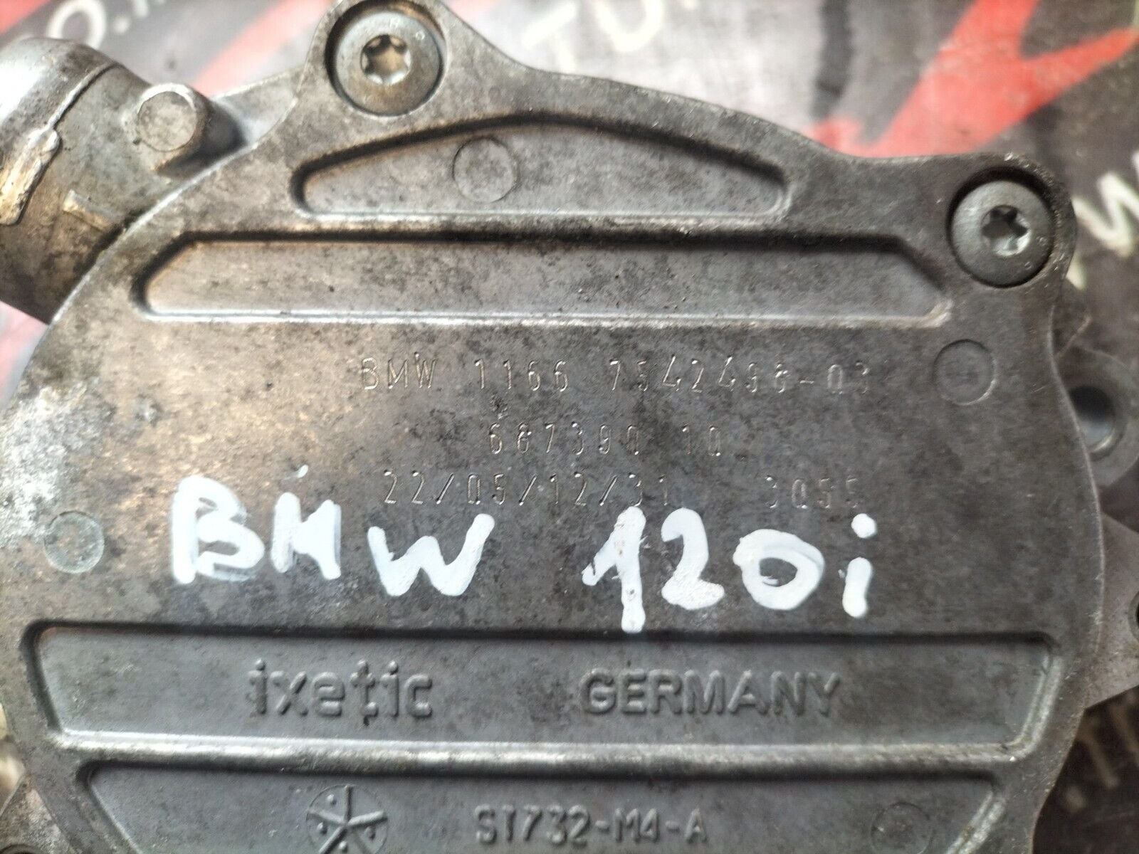 POMPE A VIDE BMW SERIE 1 E87 ESSENCE 1166 7542498-03