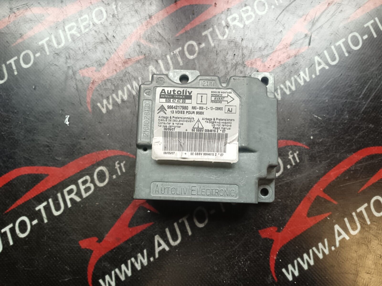 BOITIER AIRBAG CITROEN C4 PICASSO REFERENCE: 9664217980