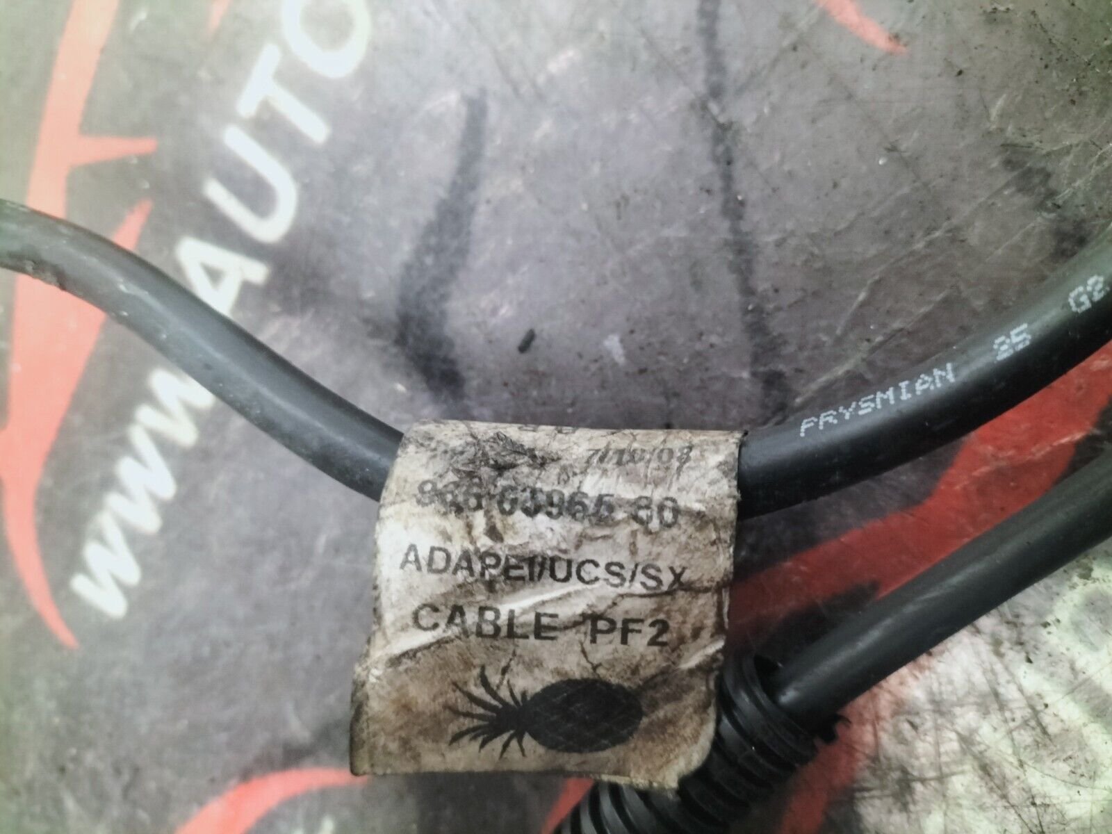 CABLE DE BORNE NEGATIVE BATTERIE CITROEN C4  1.6 HDI 110 CH HPI 9660396580