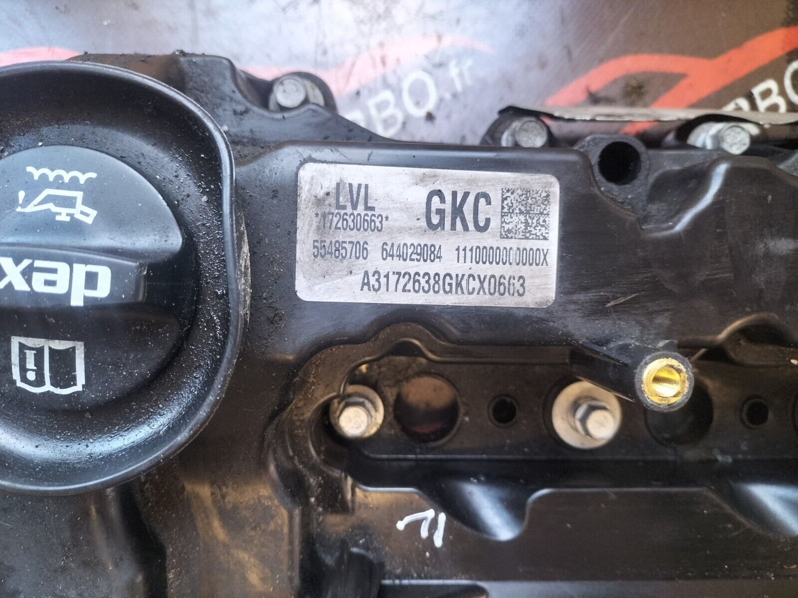 COUVRE CULASSE  OPEL ASTRA/ZAFIRA/INSIGNIA 1.6 CDTI LVL 55485706 , 644029084