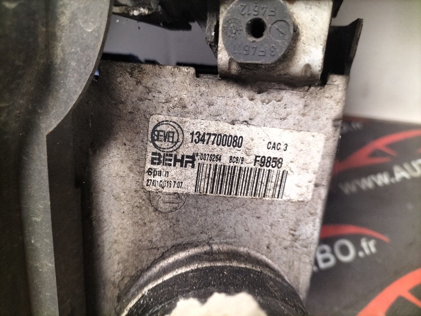 RADIATEUR VENTILATEUR MOTEUR CITROEN JUMPER 2.2 HDI 1358017080, 1362306080