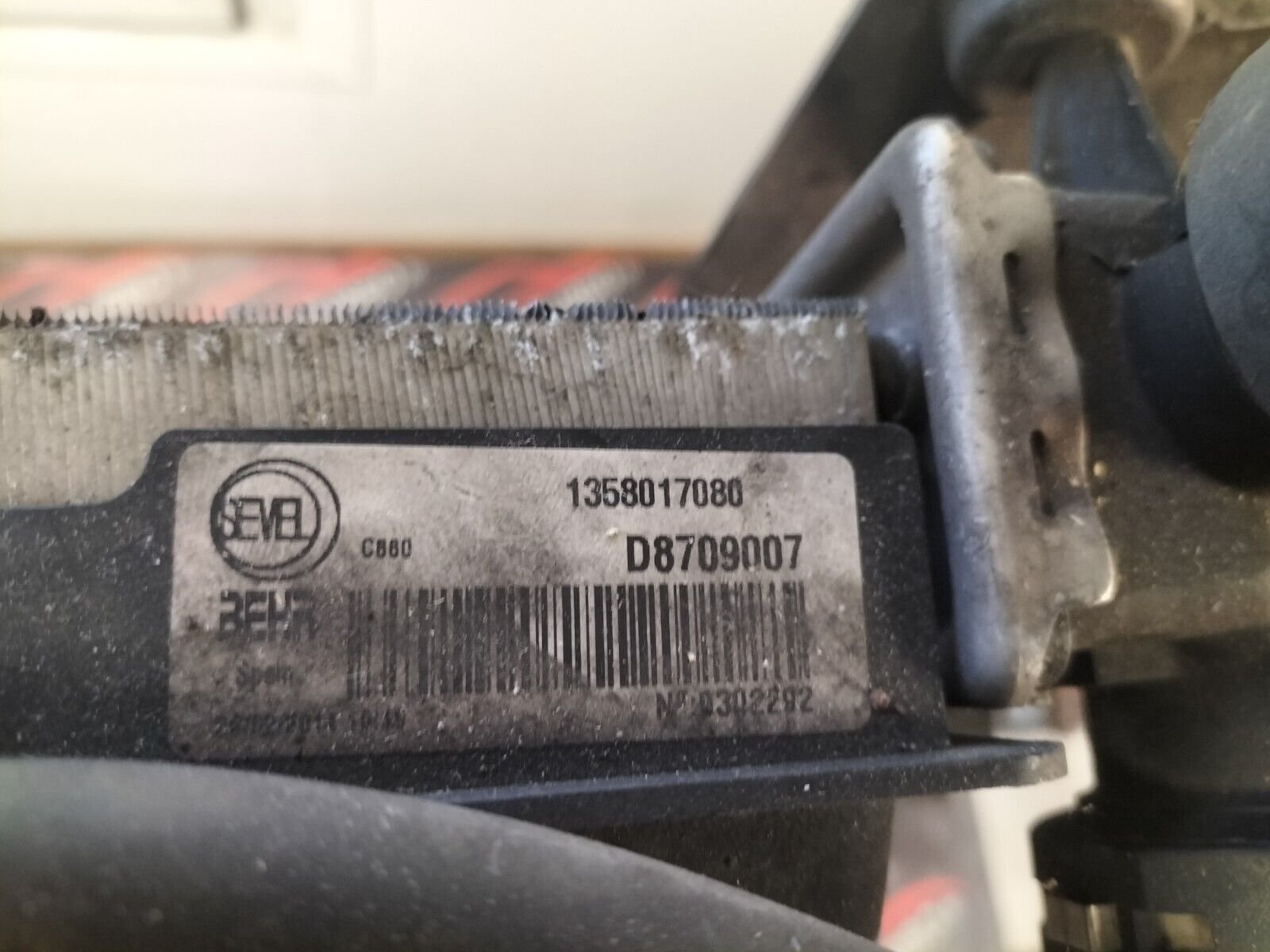 RADIATEUR VENTILATEUR MOTEUR CITROEN JUMPER 2.2 HDI 1358017080, 1362306080