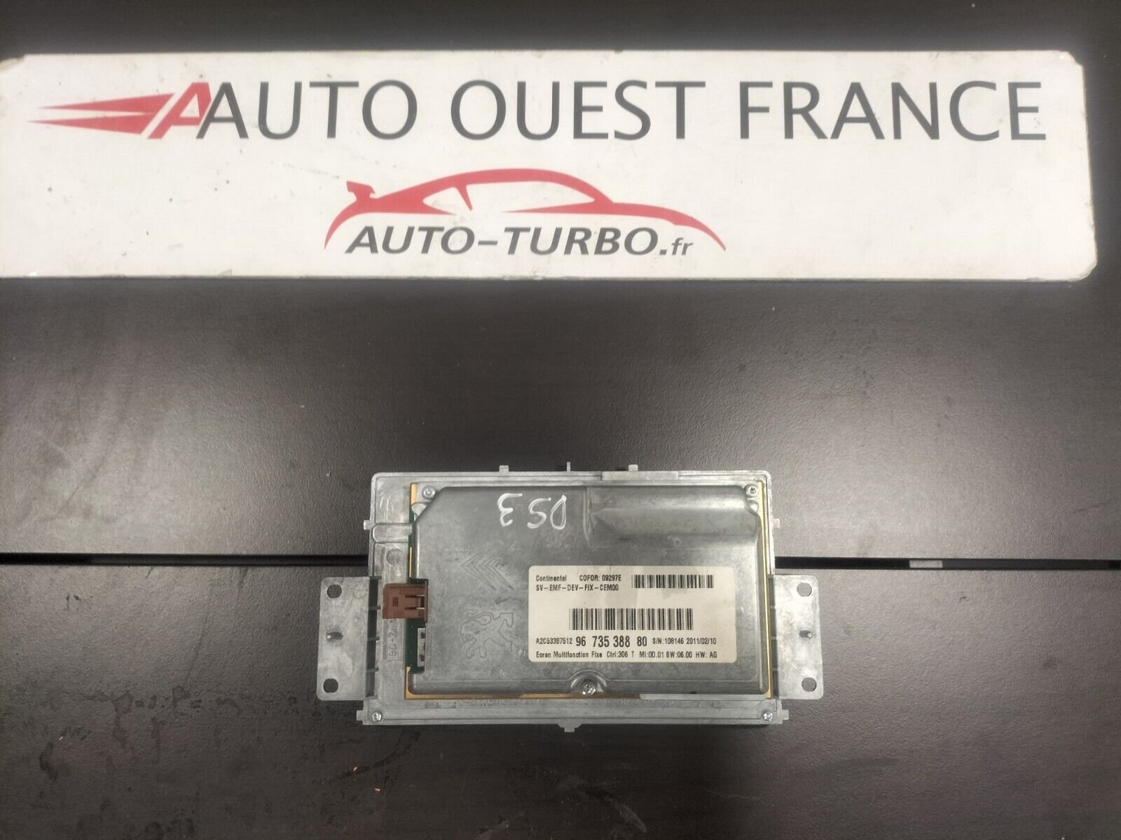 ECRAN MULTIMEDIA NAVIGATION CITROEN DS3 .  9673538880 , A2C53387512