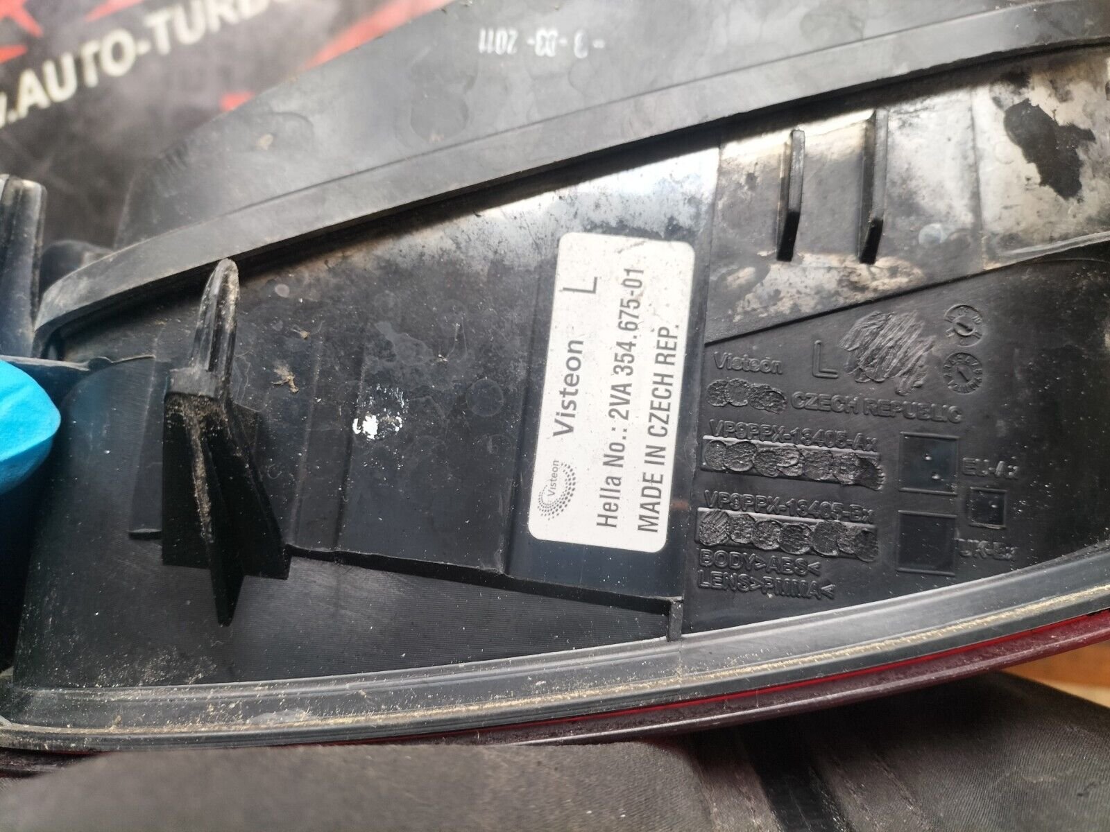 FEUX ARRIERE GAUCHE CITROEN DS3  9683116380 HELLA 2VA35467501