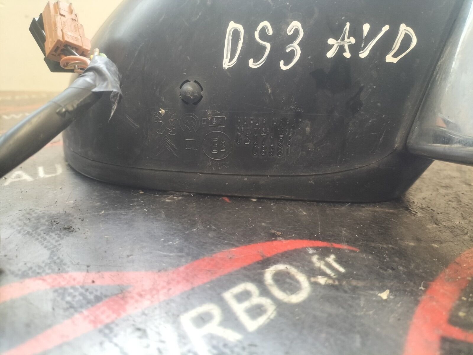 RETROVISEUR DROITE  CITROEN DS3  1.6 THP  156 CH 232676026