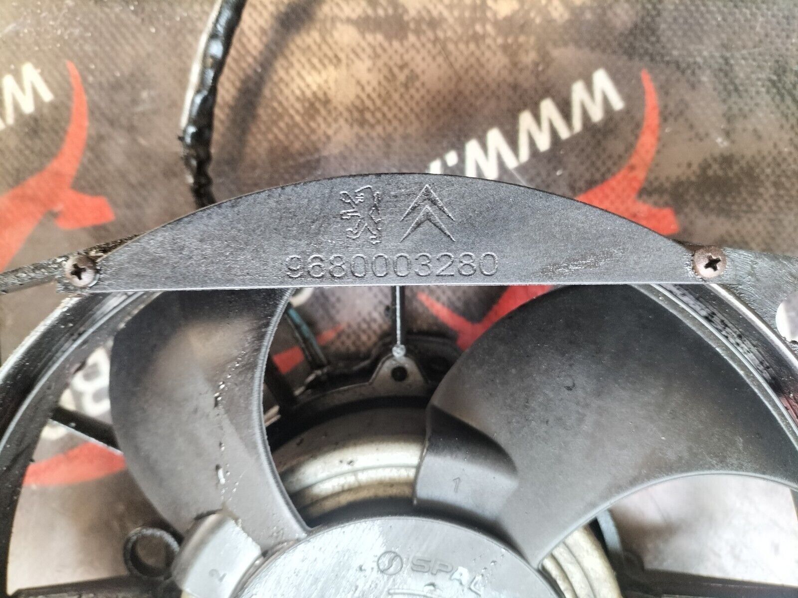 VENTILATEUR DE REFROIDISSEMENT INTERCOOLER  CITROEN DS3 1.6 THP 9680003280