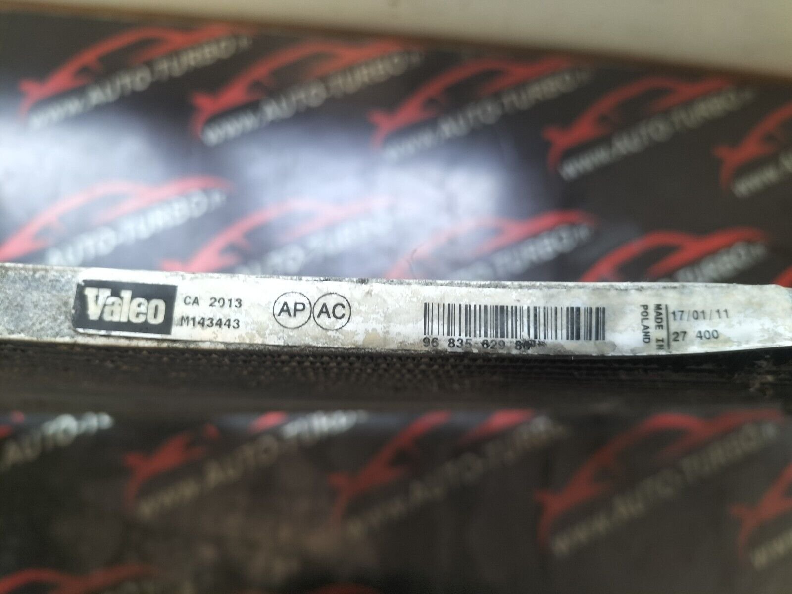 RADIATEUR/CONDENSEUR DE CLIM CITROEN DS3 1.6 THP 9683562980