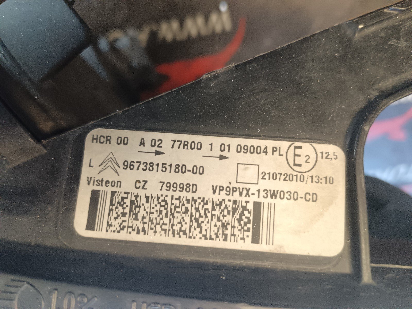 PHARE AVANT GAUCHE CITROEN DS3 9673815180-00