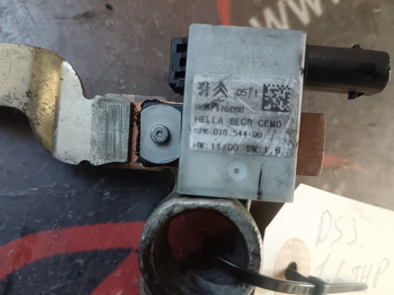 CABLE DE BATTERIE  CITROEN DS3 1.6 THP 156 CH 9667176080 01054400