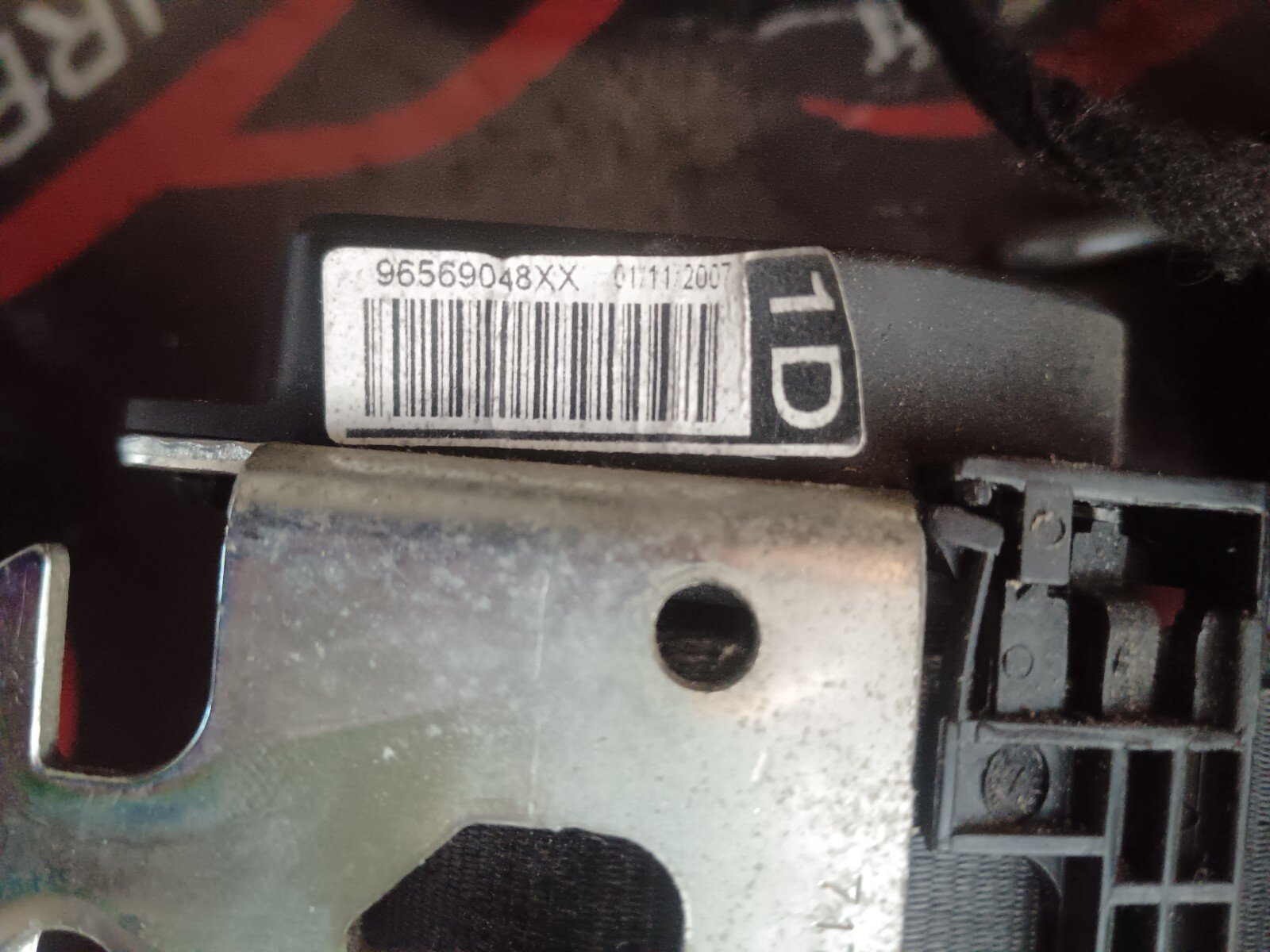 CEINTURE DE SECURITE  PEUGEOT 308 I AVANT DROITE 96569048XX