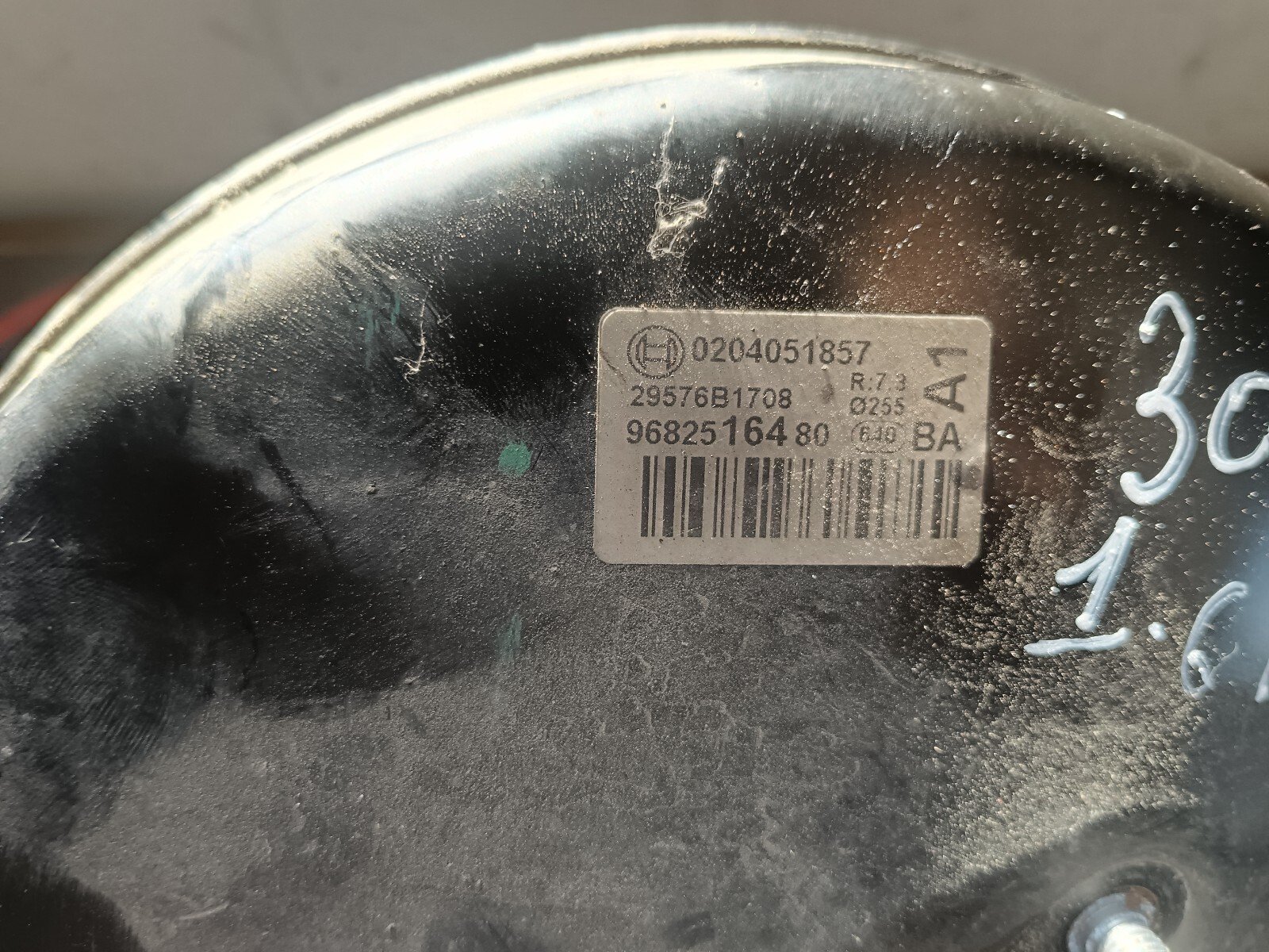 MASTERVAC SERVO FREIN    PEUGEOT 308 I 1.6 HDI 90 CH 9682516480