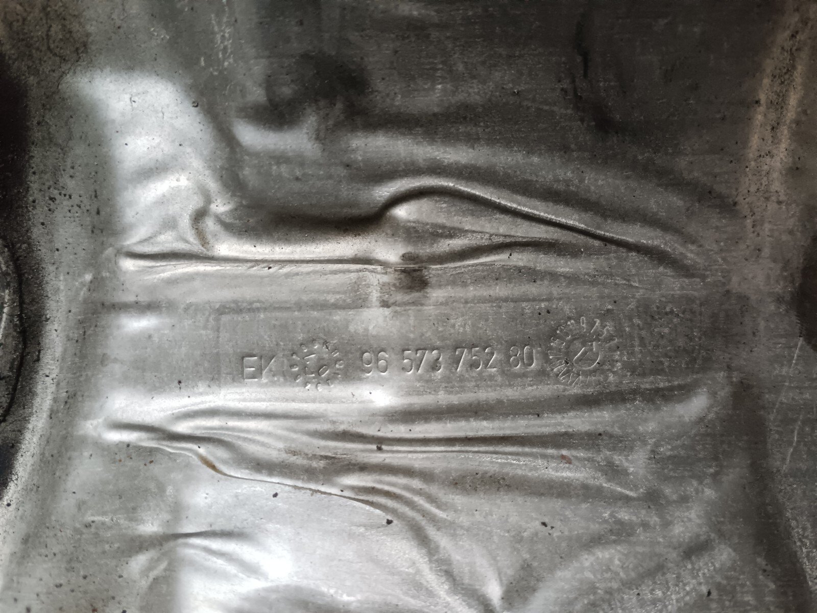 CACHE PARE FEU CATALYSEUR PEUGEOT 308 I 1.6 HDI 90 CH 9657375280