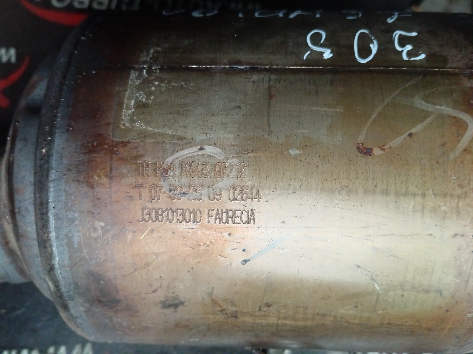 CATALYSEUR PEUGEOT 308 I 1.6 HDI 90 CH J3081013010 PSA K44307212