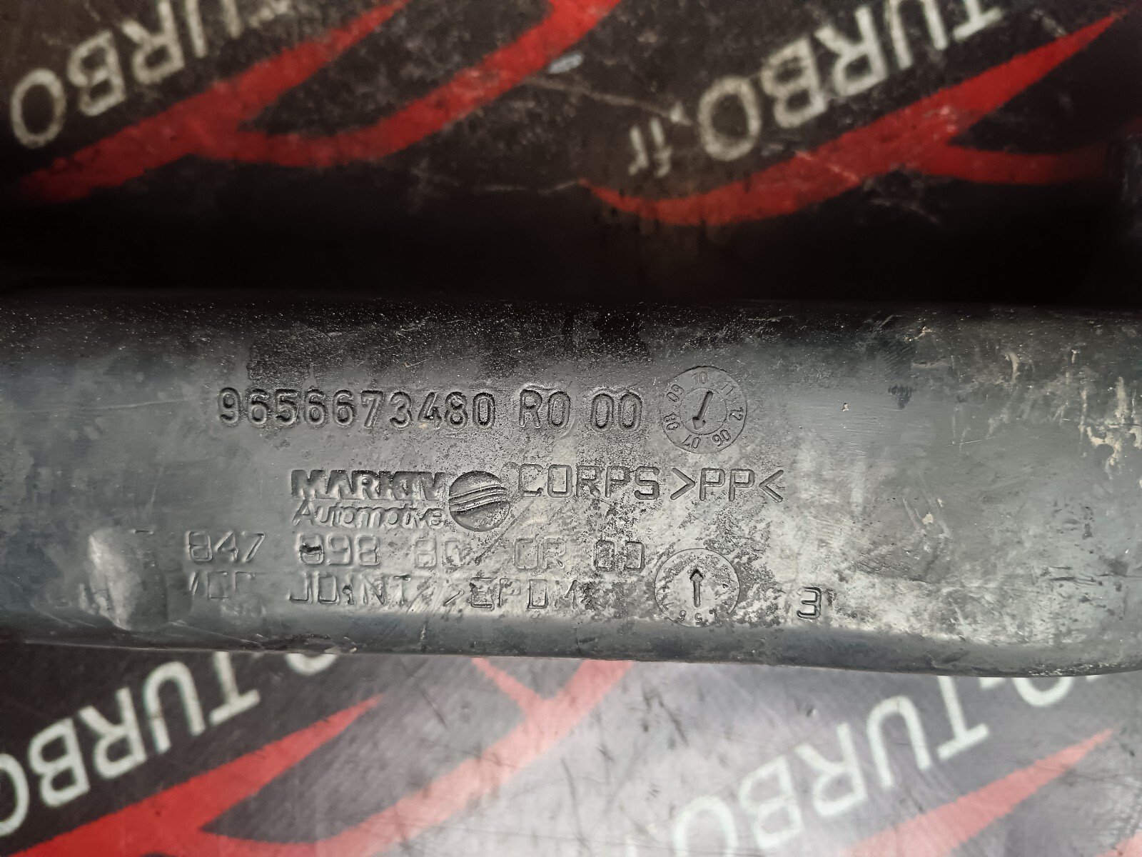 TUYEAU D'ADMISSION D'AIR  PEUGEOT 308 I 1.6 HDI 90 CH 9656673480