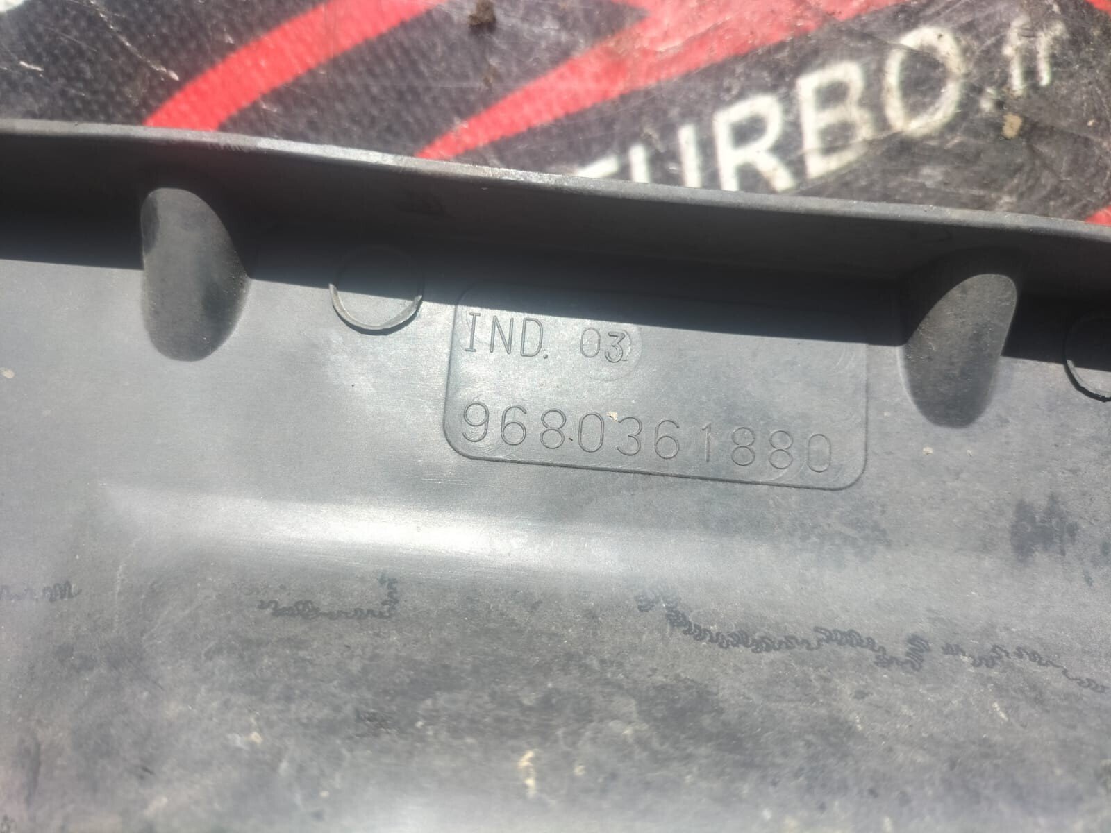 DEFLECTEUR PEUGEOT 308 I 1.6 HDI 90 CH 9680361880