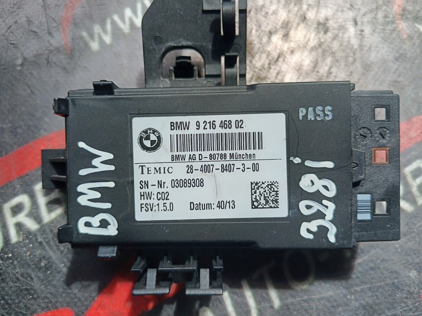 MODULE ELECTRONIQUE BMW 328i GT F34 REFERENCE: 921646802