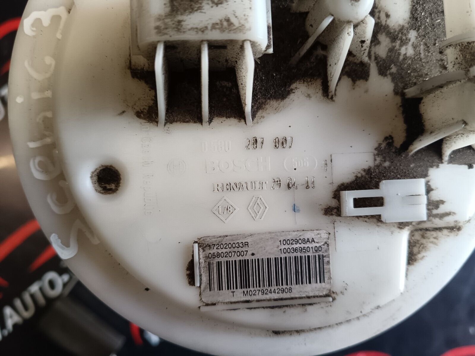 POMPE A GAVAGE RENAULT SCENIC 3 REFERENCE: 0580207007