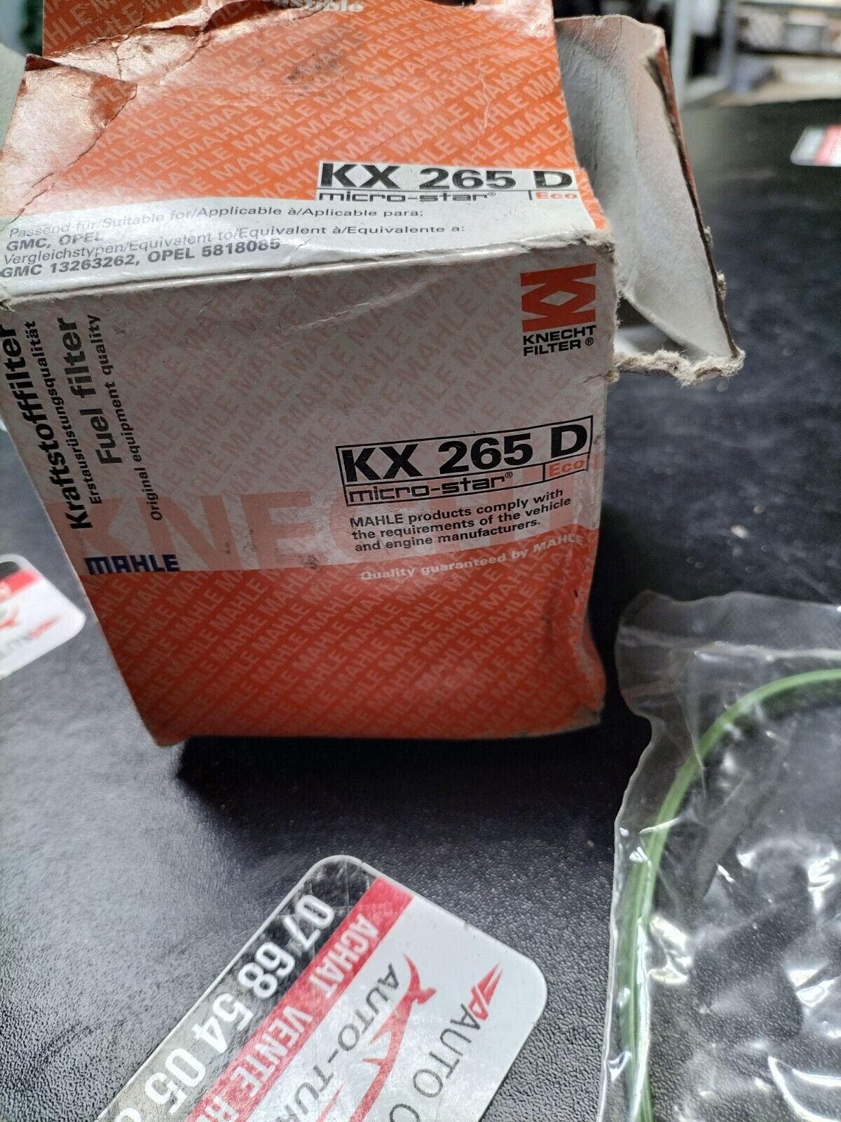 FILTRE A CARBURANT OPEL ASTRA INSIGNA 1.7/CDTI KX265D