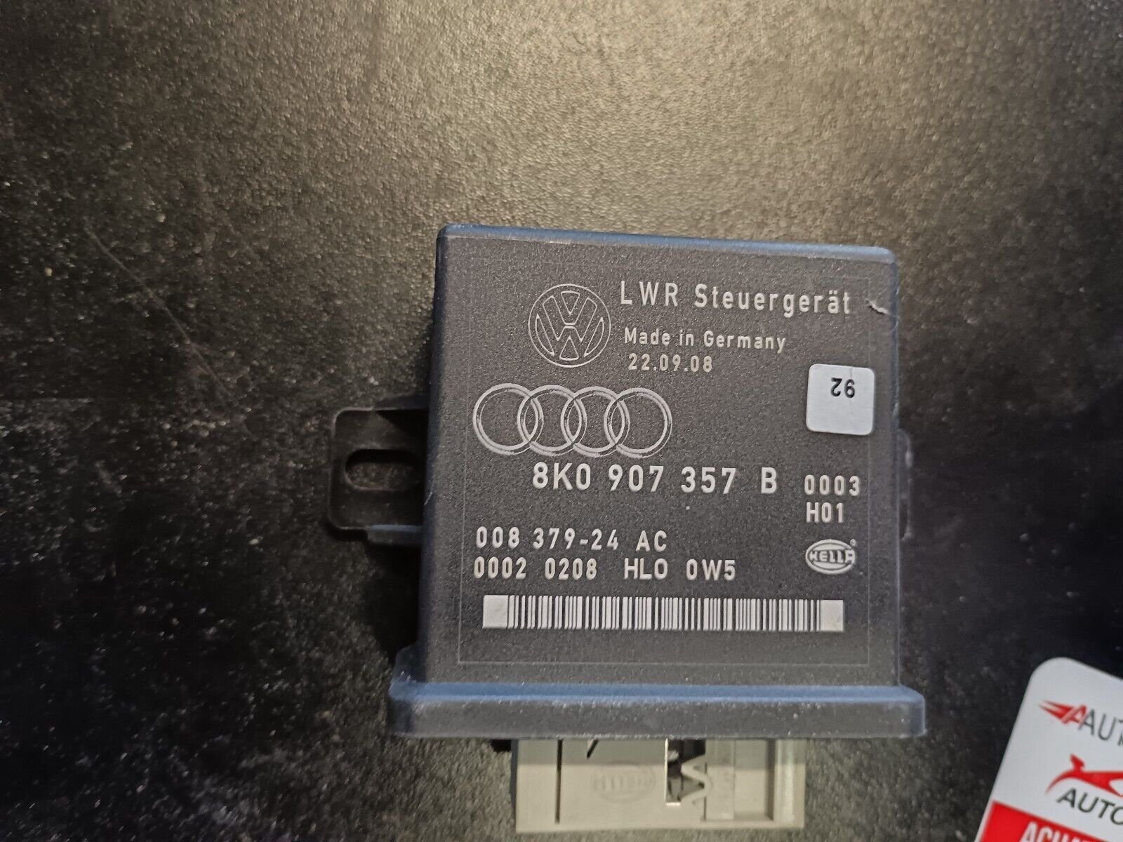 COMMANDE REGLAGE PHARE AUDI A 5, A4 REFERENCE: 8K0907357