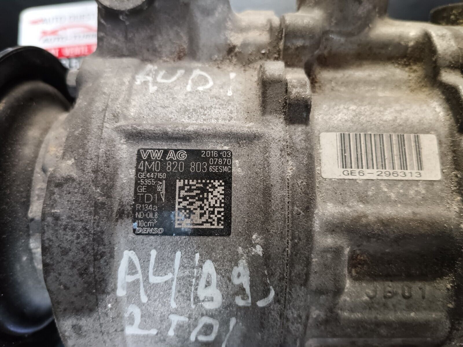 COMPRESSEUR DE CLIMATISATIONAUDI A4 2.0TDI REFERENCE: 4M0820803