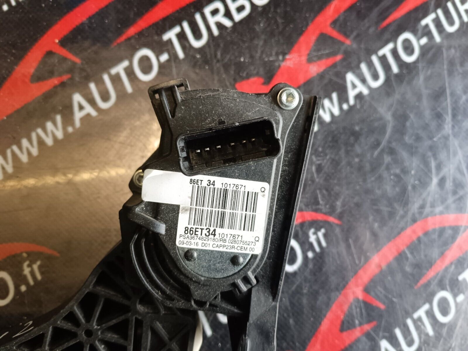 PEDALE ACCELERATEUR PEUGEOT 308SW 2 REFERENCE9674829180