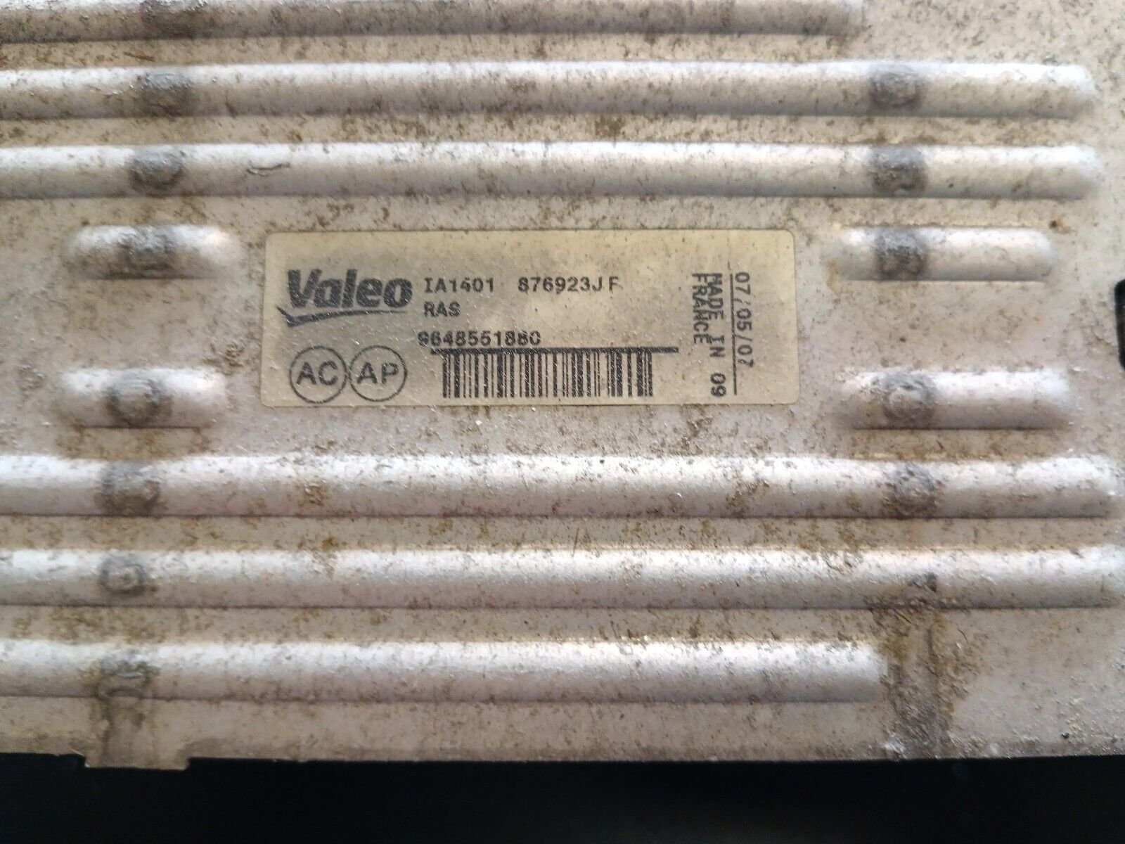 INTERCOOLER CITROEN C4 GRAND PICASSO REFERENCE: 9648551880