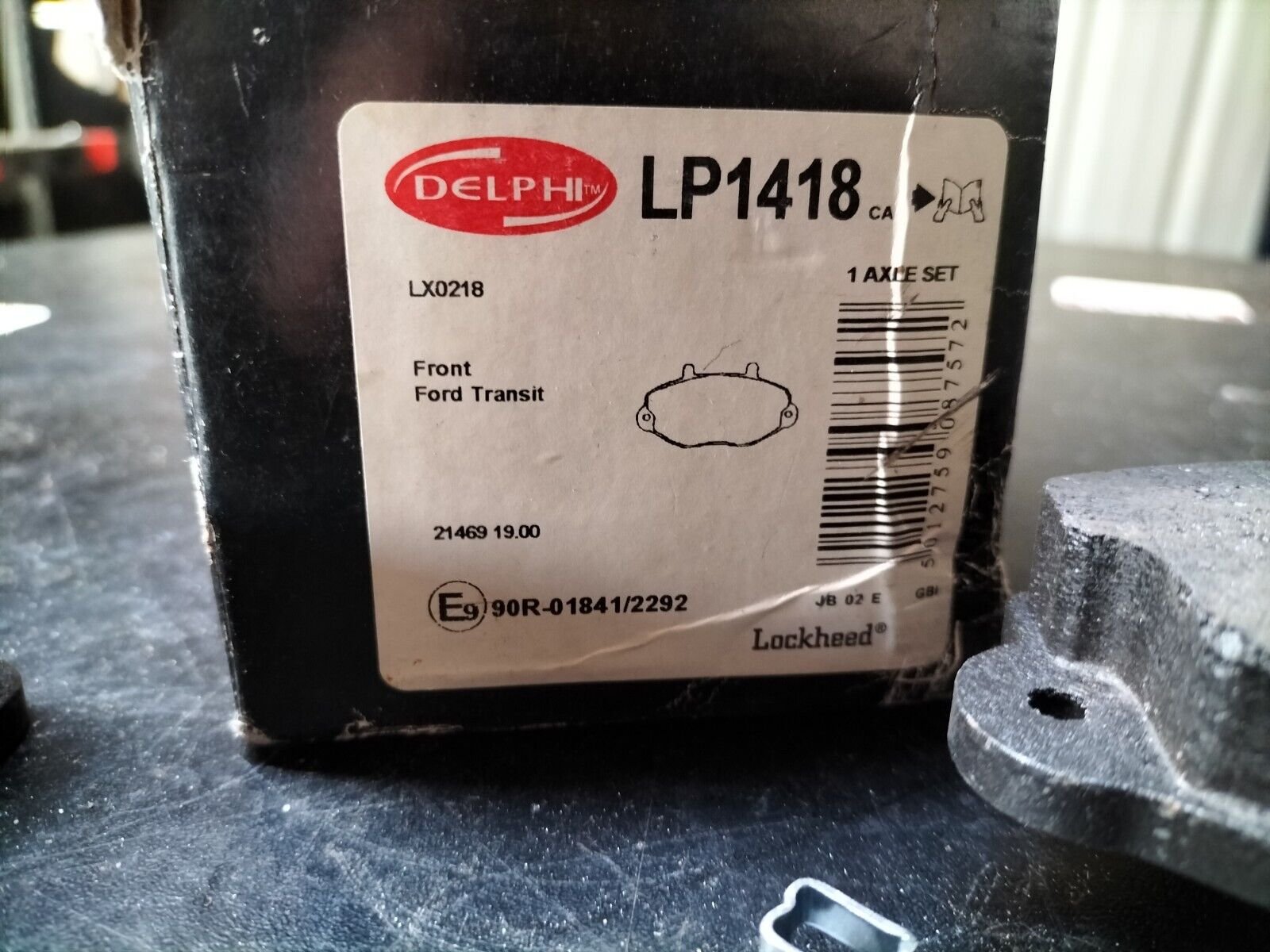 PLAQUETTES DE FREIN AVANT FORD TRANSIT DELPHI LP1418