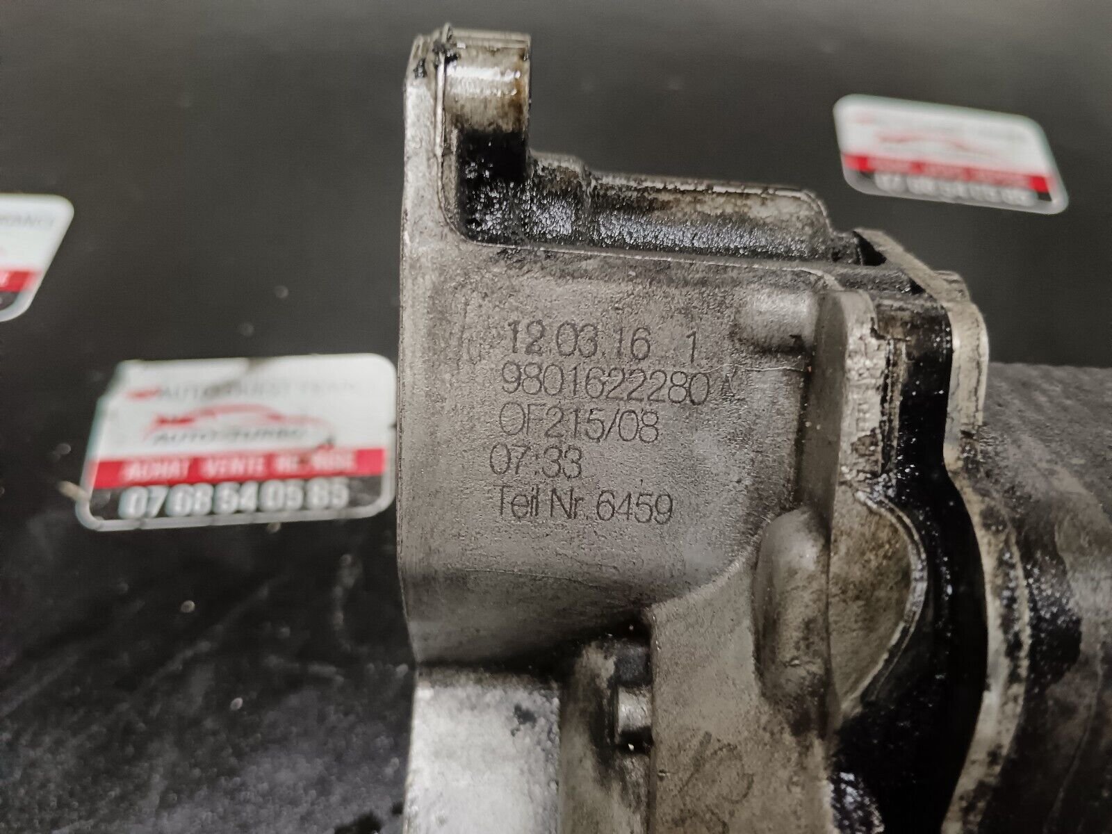 REFROIDISSEUR FILTRE A HUILE PSA 1.6HDI 100CH REFERENCE: 9801622280