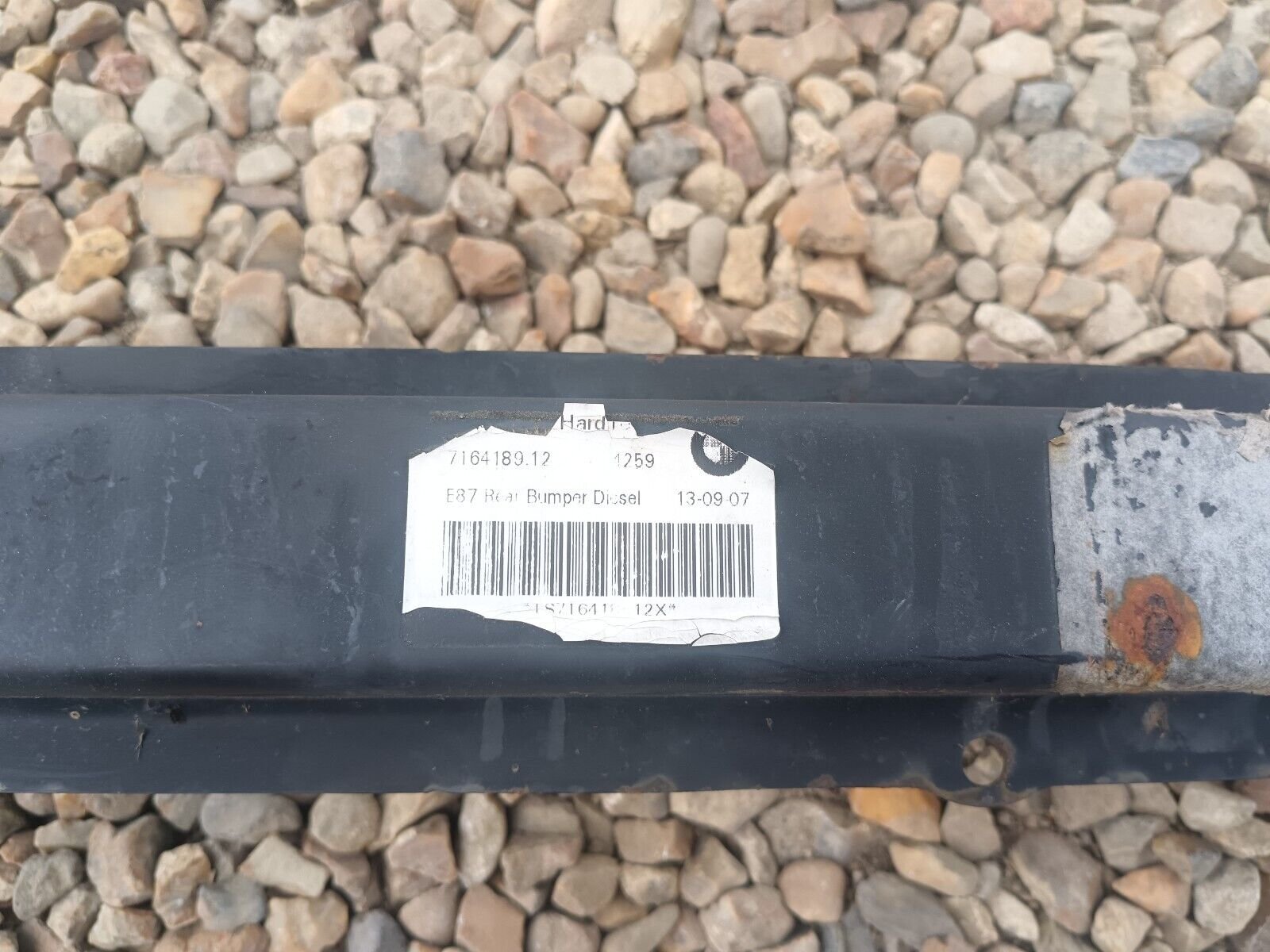 RENFORT PARE CHOC ARRIERE TRAVERSE BMW SERIE 1 E87 REFERENCE: 7164189