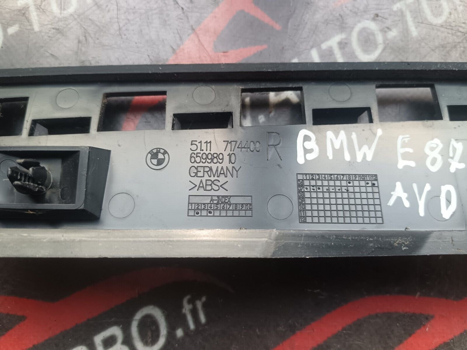 SUPPORT BARRE AVANT DROIT BMW SERIE1 E87 REFERENCE: 7174400